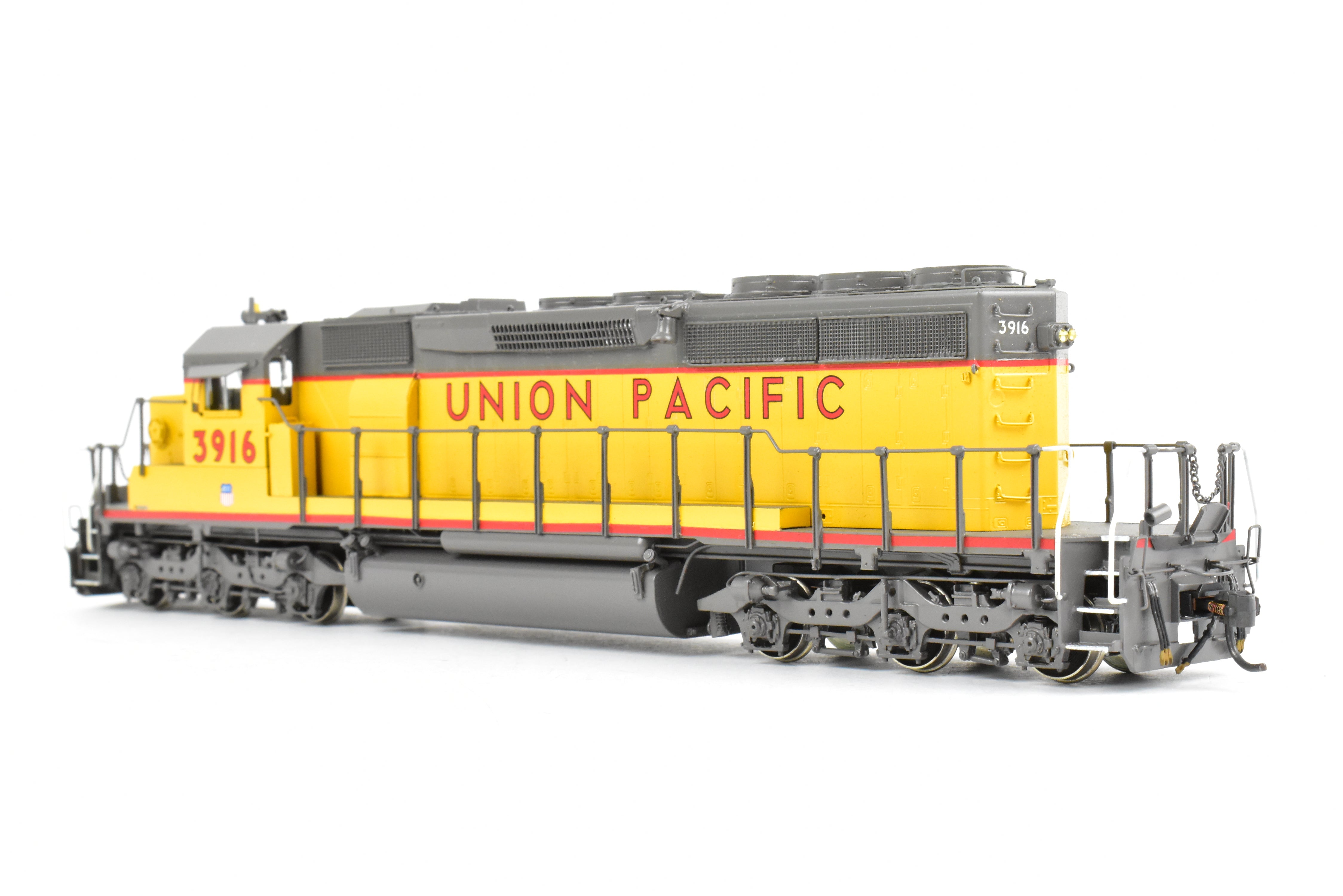 HO Scale Brass Model Train - Overland Models Inc. (OMI) Union Pacific EMD SD40 - 2C FP Locomotive, Road Number 3916, Formerly Missouri Pacific