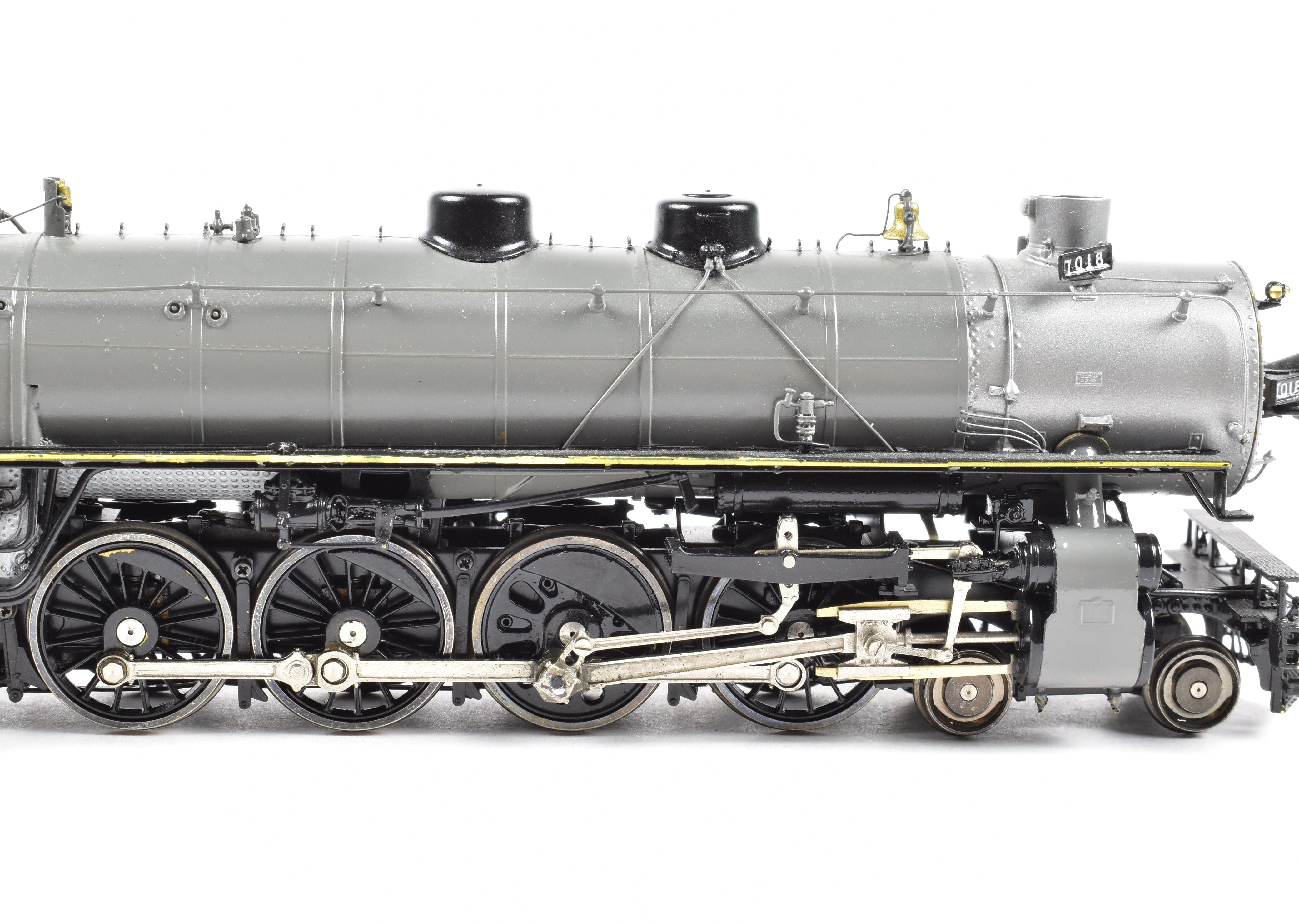 HO Scale Brass OMI UP 4-8-2 F/P TTG Model #7018 with Yellow Stripes