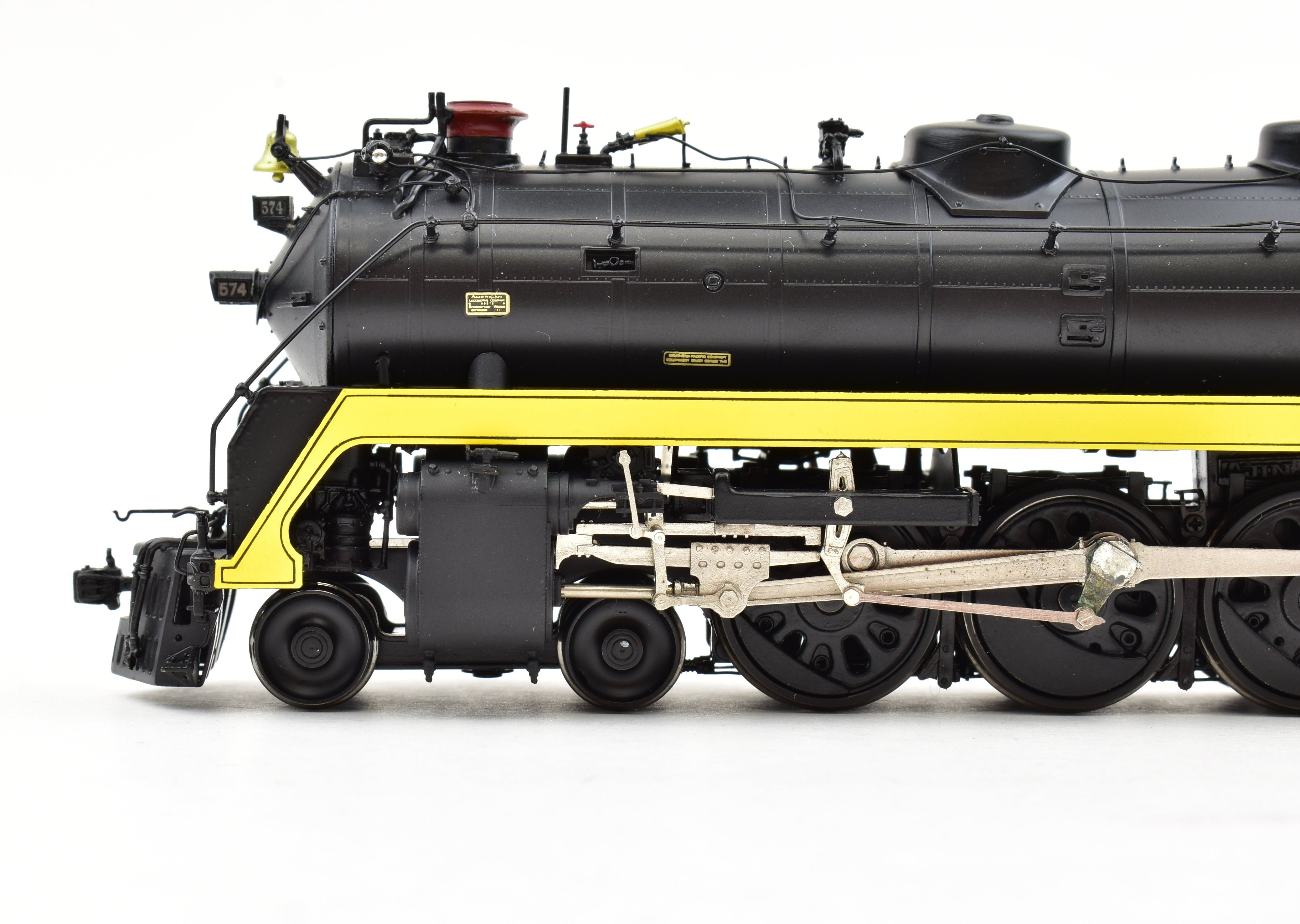 HO Brass OMI - Overland Models 4-8-4 Yellow Jacket No. 574 NC&StL