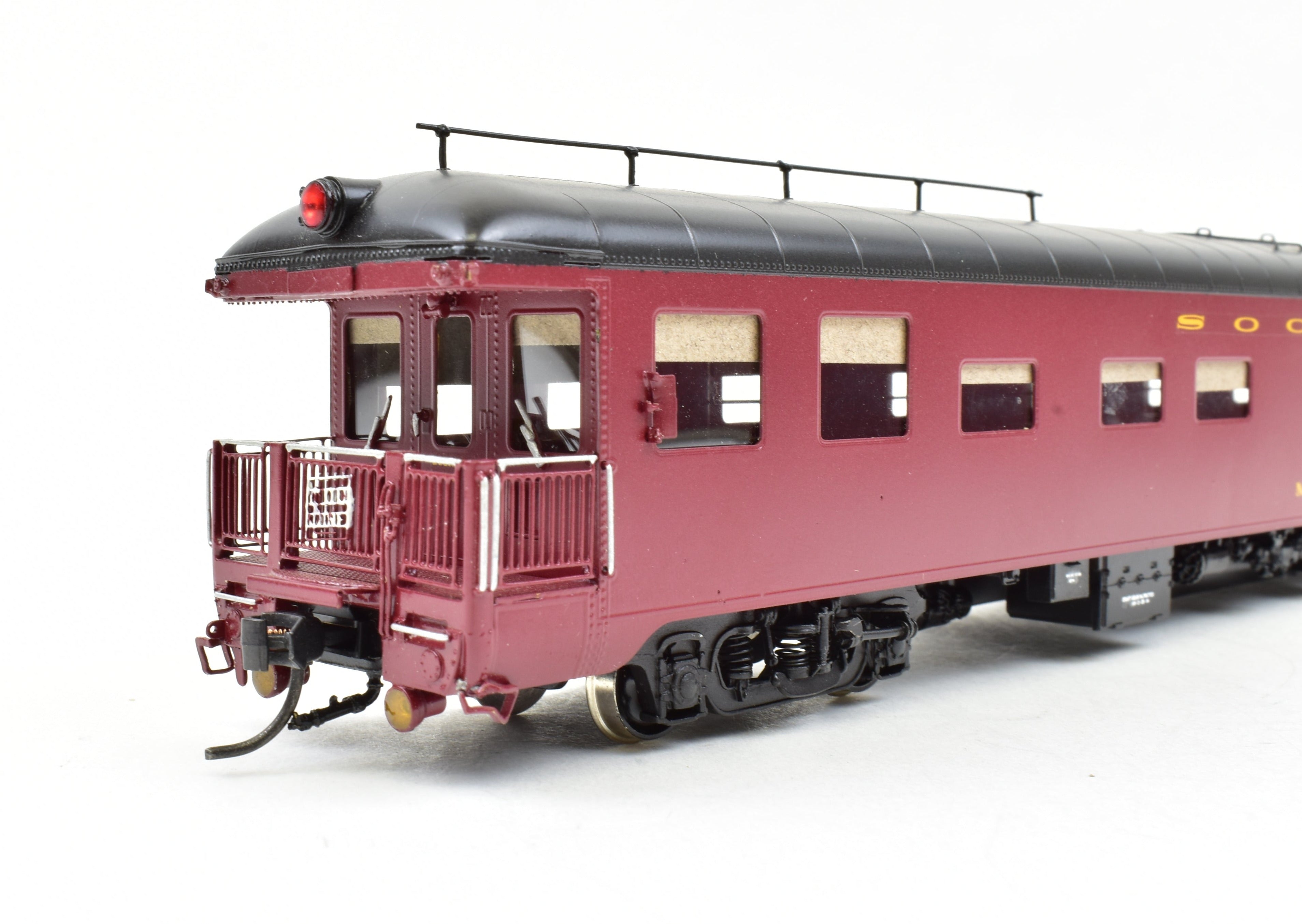 W&R Enterprises HO Brass Soo Line Business Car in Minneapolis Pro-Painted Finish