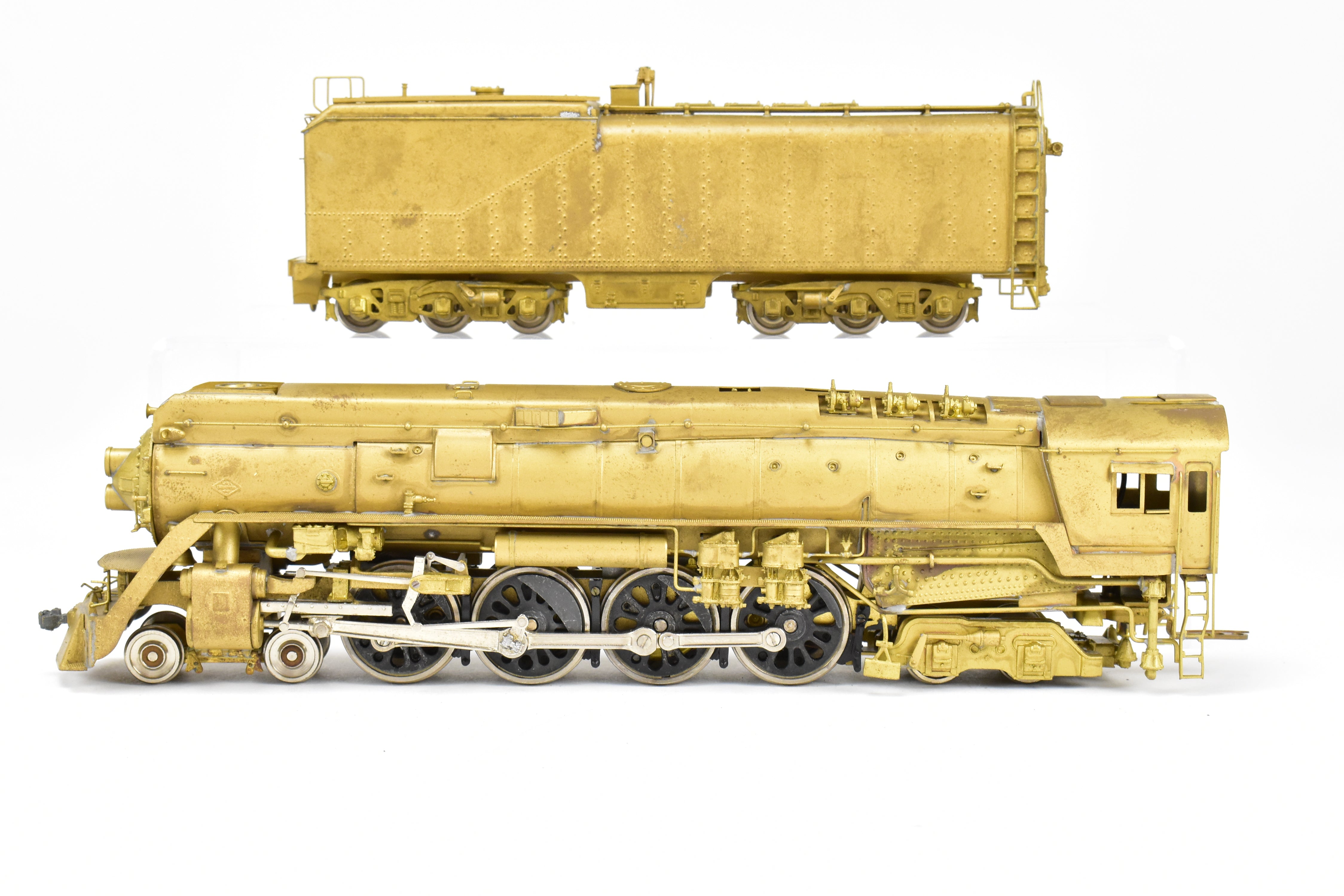 HO Scale Brass Balboa Southern Pacific GS - 4 4 - 8 - 4 Steam Locomotive Model with Detachable Skirts