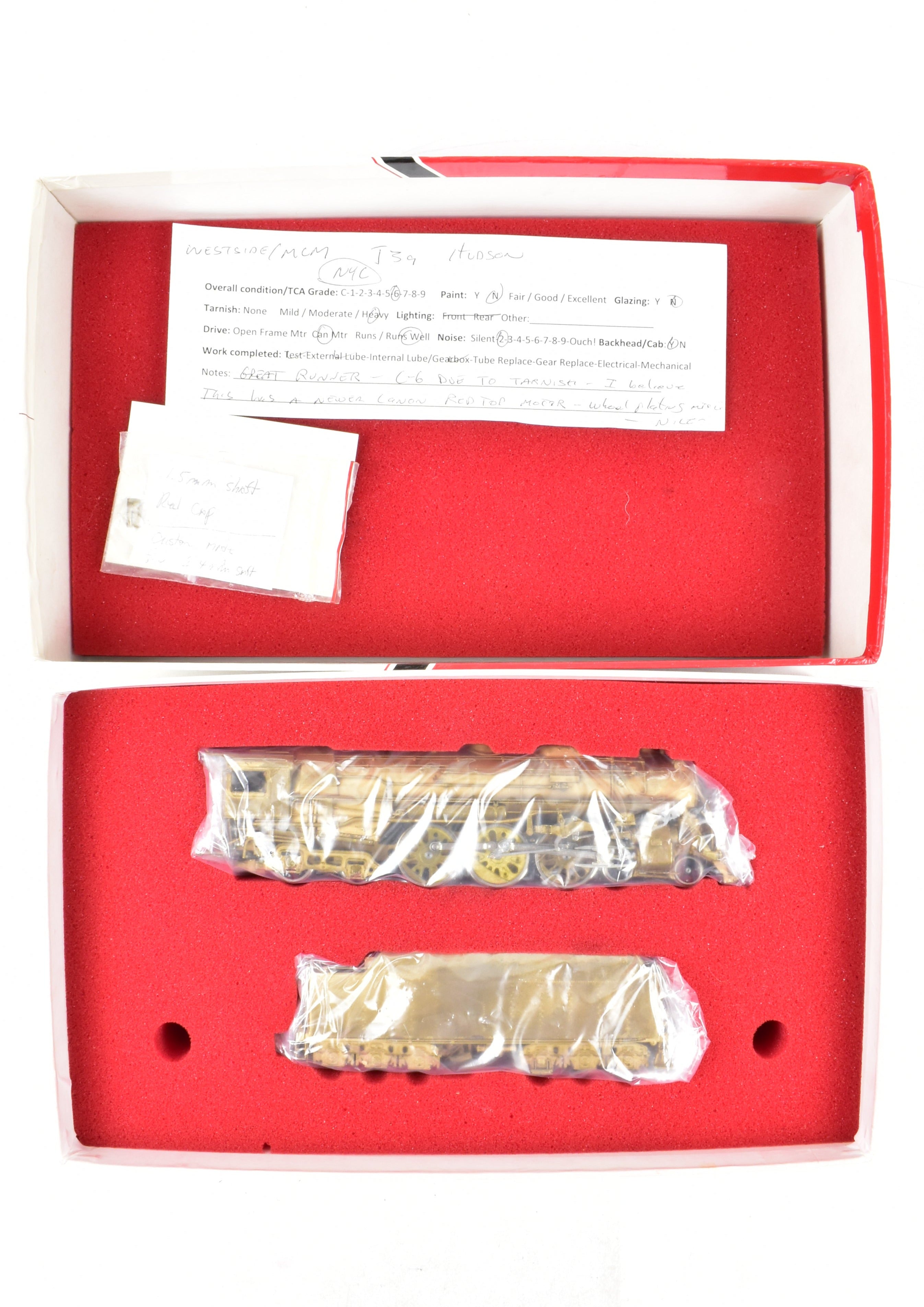 HO Scale Brass Model Train - Westside Model Co. New York Central J - 3a 4 - 6 - 4 Hudson Craftsman Series No. 4 from NYC