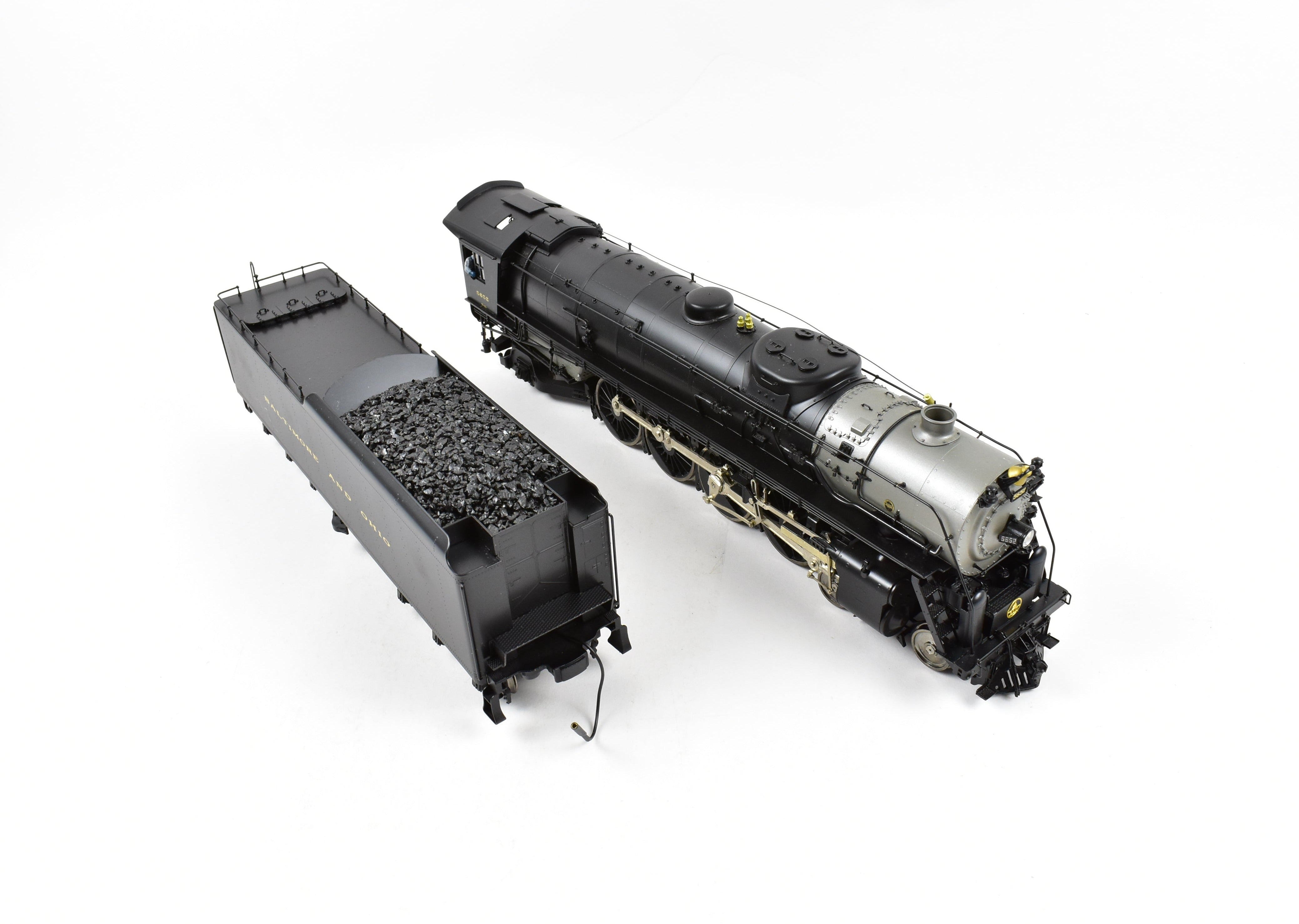 O Scale Brass Model Train - Sunset Models B&O Baltimore and Ohio T4A 4-8-2 FP Locomotive #5652