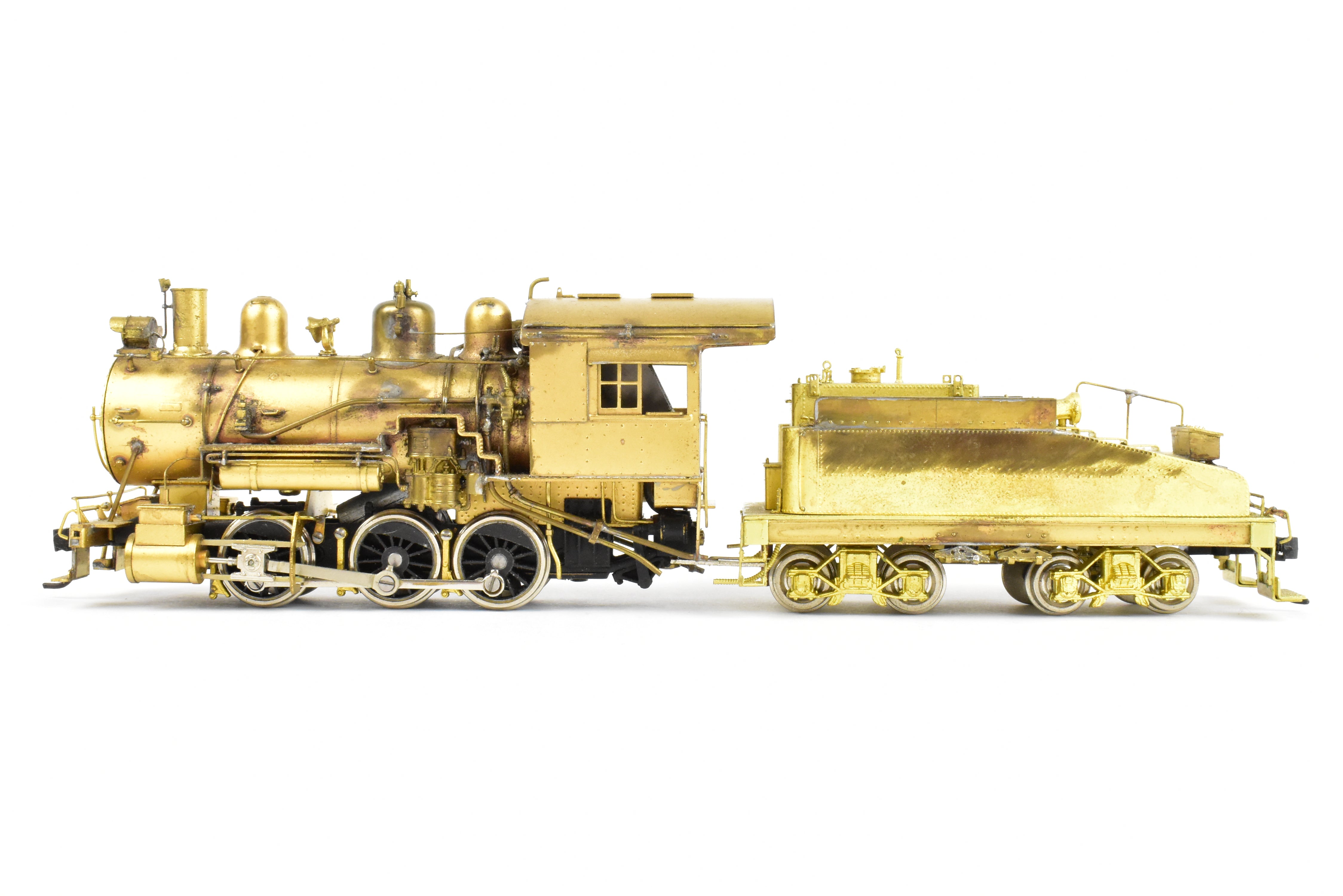 Custom HO Scale Brass Missouri Pacific 0-6-0 No. 9520 Locomotive Model Scratch Built by Joe G. Collias - One of a Kind!
