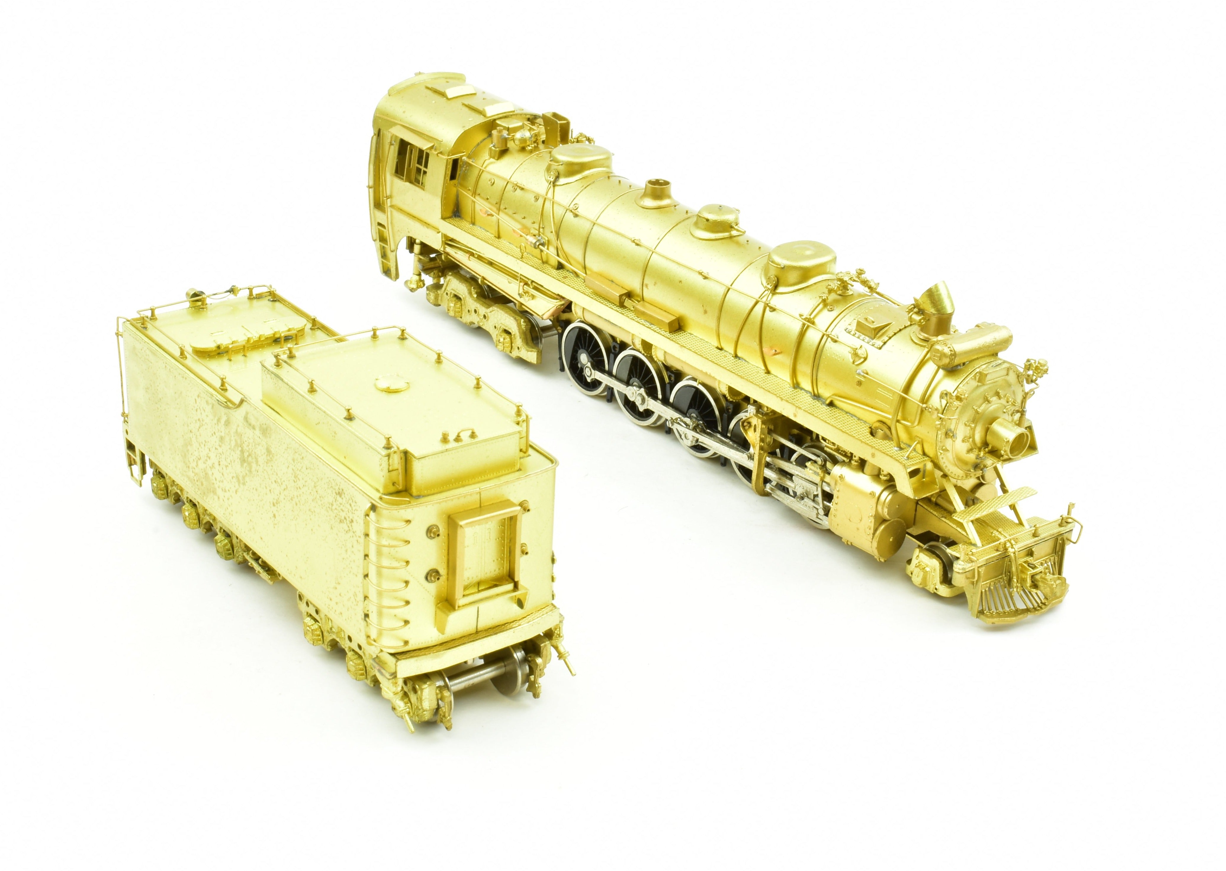 HO Scale Brass Model Train - Van Hobbies CPR Canadian Pacific Railway T-1a 2-10-4 Selkirk Locomotive