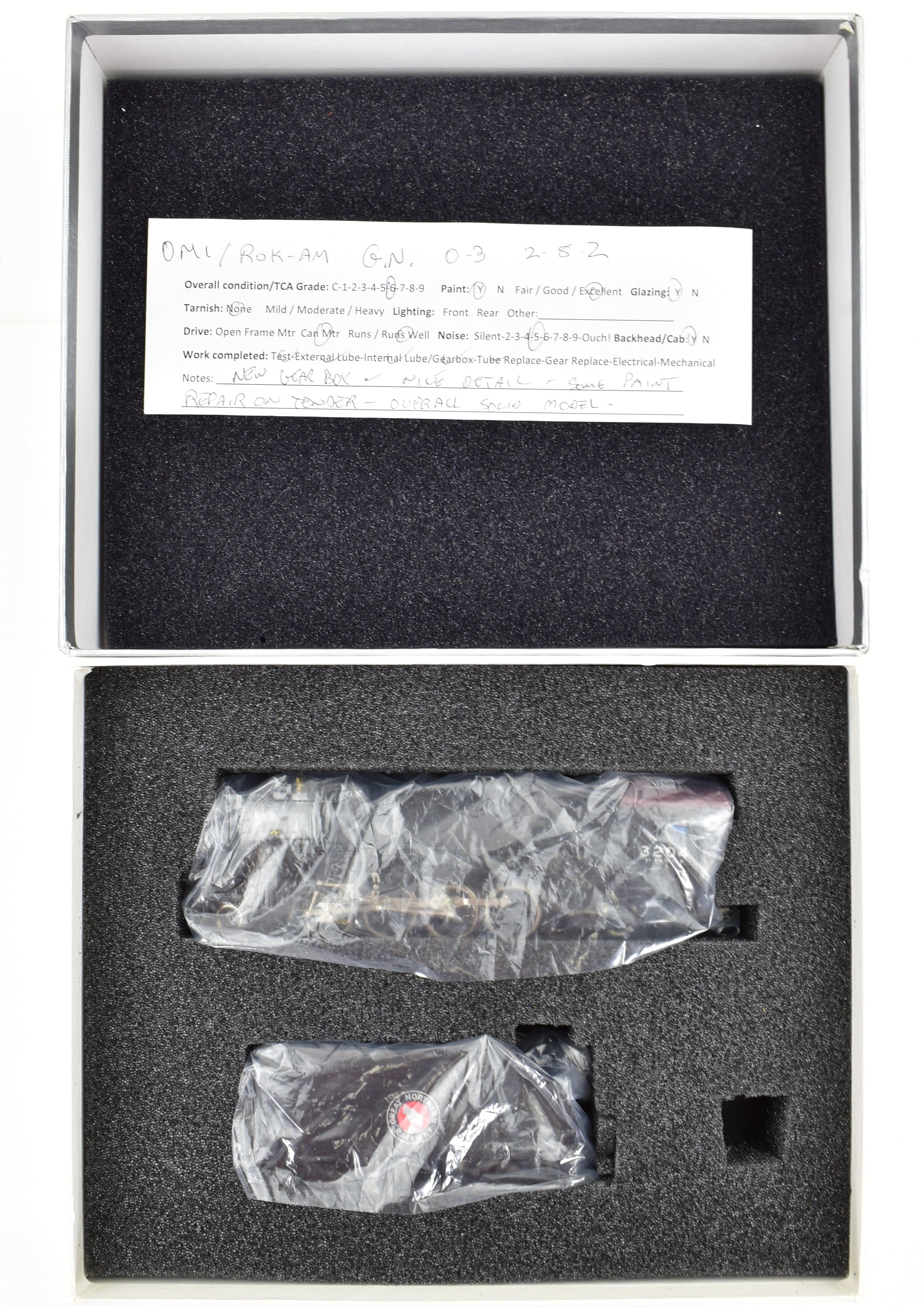 HO Scale Brass OMI - Overland Models GN - Great Northern O - 3 USRA Heavy 2 - 8 - 2 Custom Painted Model Train in ReBoxx Packaging