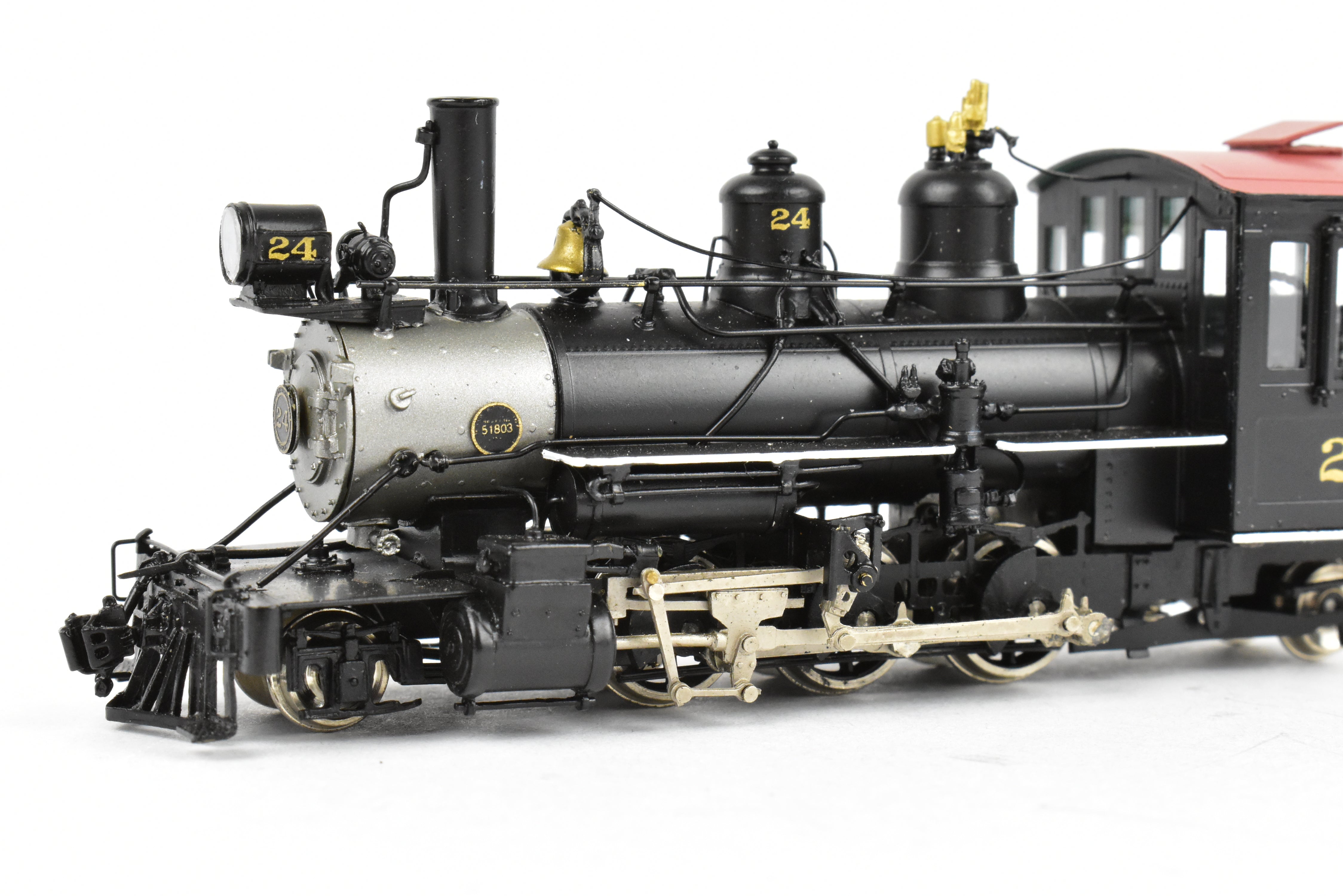 HOn30 Scale Brass Model Train & Trooper of Sandy River & Rangeley Lakes #24 2-6-2 FP - Ideal for Maine Narrow Gauge Enthusiasts