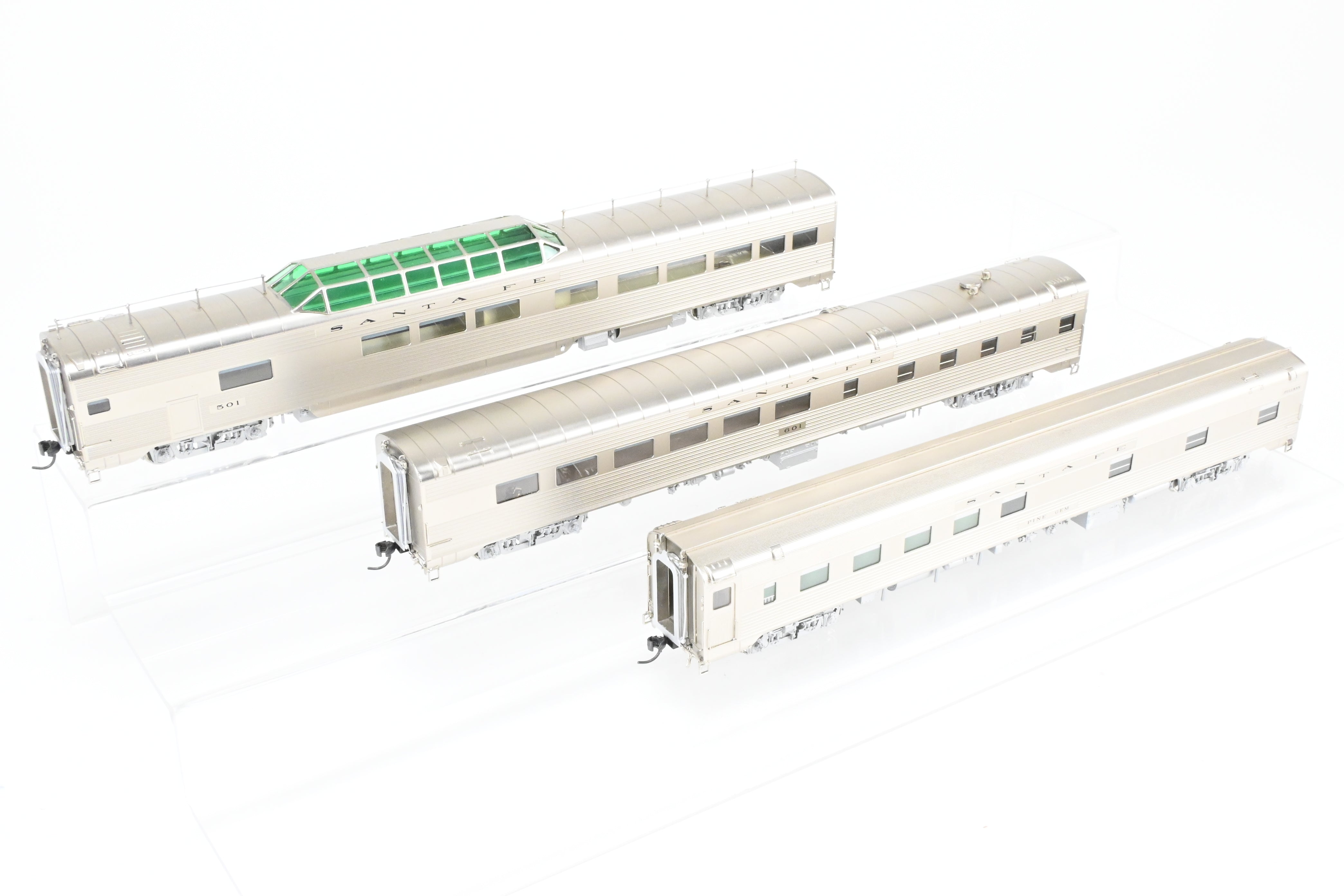 1997 HO Brass CIL Challenger Imports ATSF Santa Fe 10-Car Super Chief Set