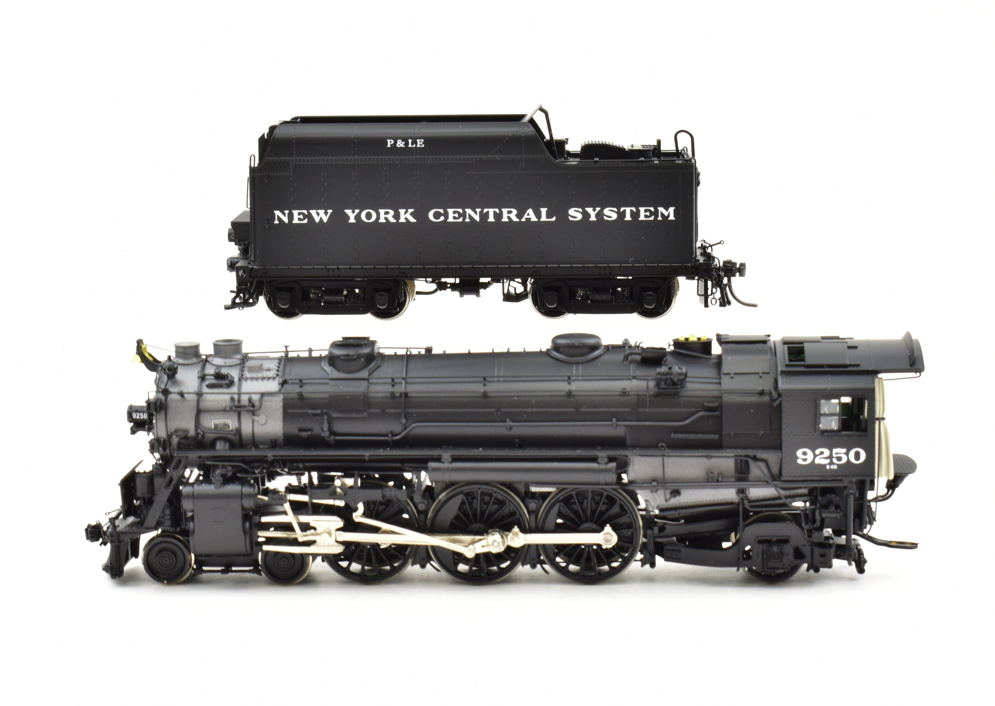 High - Quality HO Scale Brass Conventional Key Imports P&LE - Pittsburgh & Lake Erie K - 6b 4 - 6 - 2 Pacific Steam Locomotive FP #9250 Model