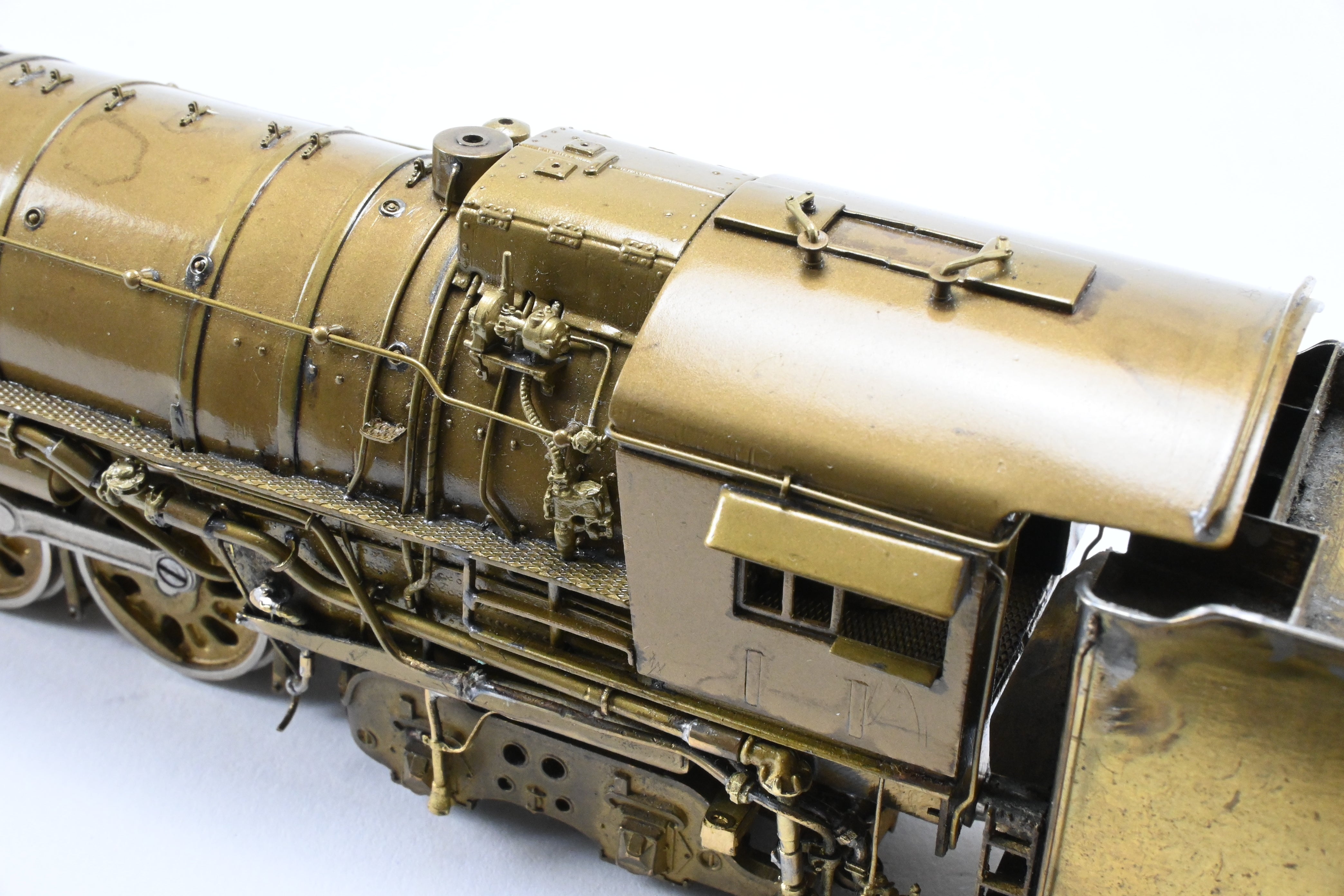 HO Scale Brass Hallmark Models SLSF - Frisco 4500 Class Dual Service Series 4-8-4 Custom Model Engine Driven by Joe G. Collias