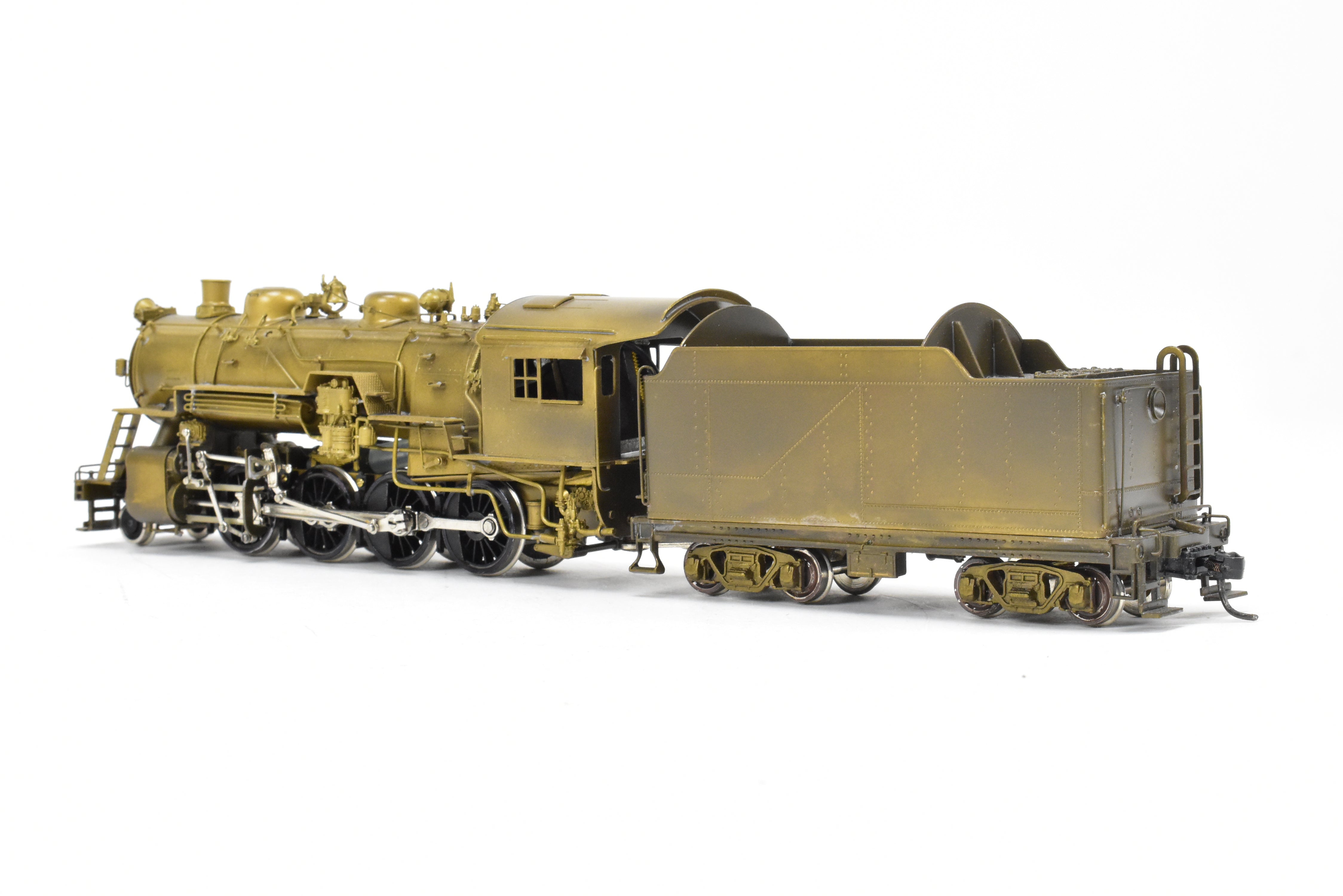 HO Scale Brass Pacific Fast Mail (PFM) Baltimore & Ohio Class E - 27ca 2 - 8 - 0 Steam Locomotive Power Series Model from 1977 Run with Incorrect Locomotive Details