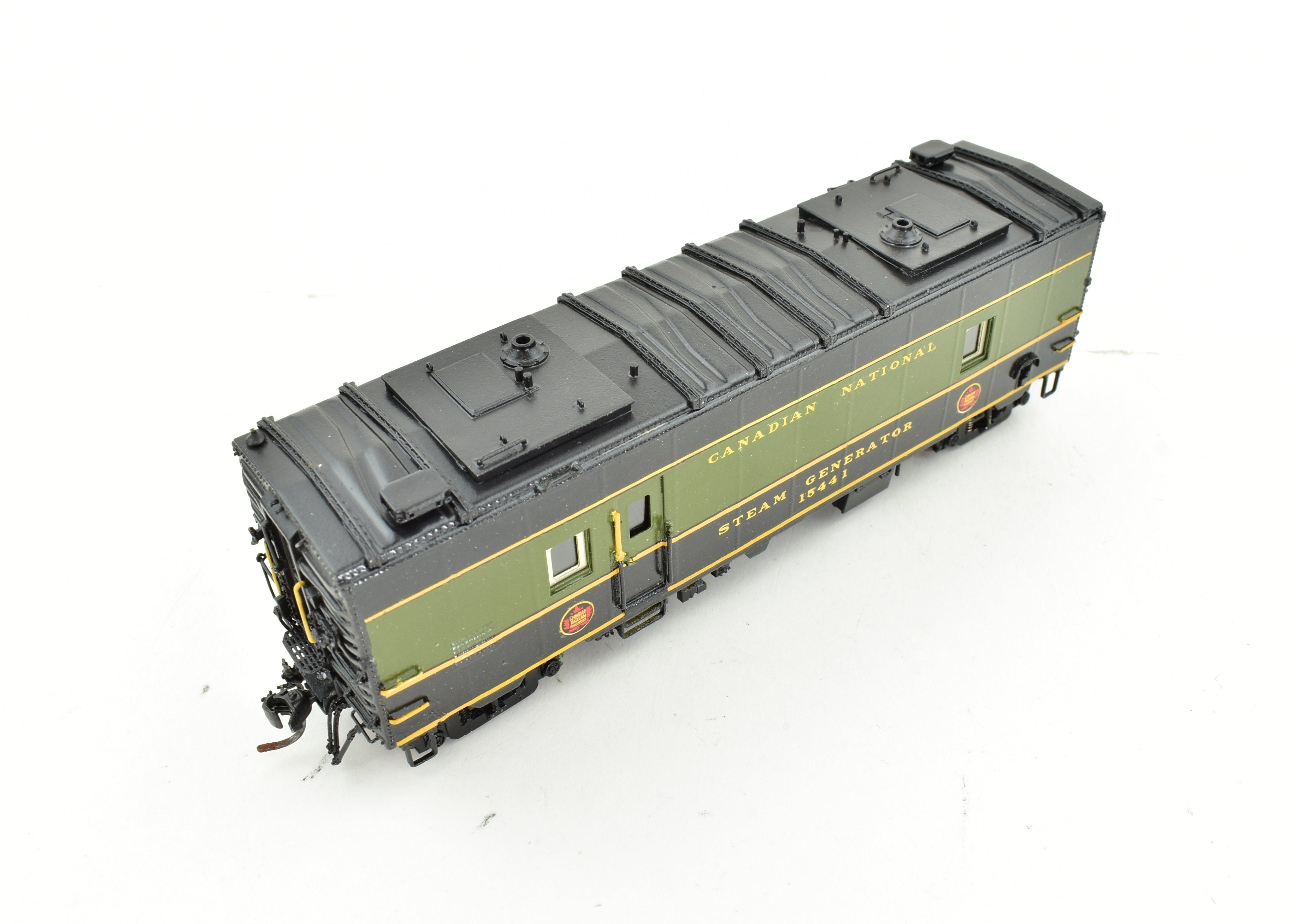 HO Scale Brass OMI - Overland Models, Inc. Custom - Painted Steam Heater Car for Canadian National Railway (CNR)
