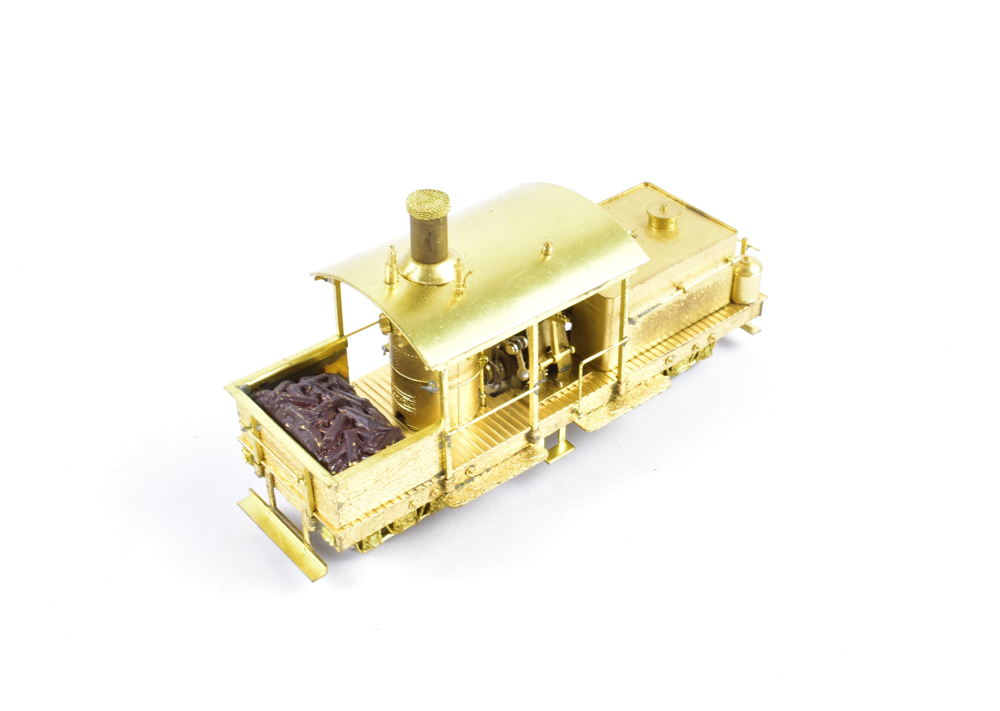 HOn3 Scale Brass Model Train by Westside Model Co. - Various Roads Logging Class A Climax with Vertical Boiler