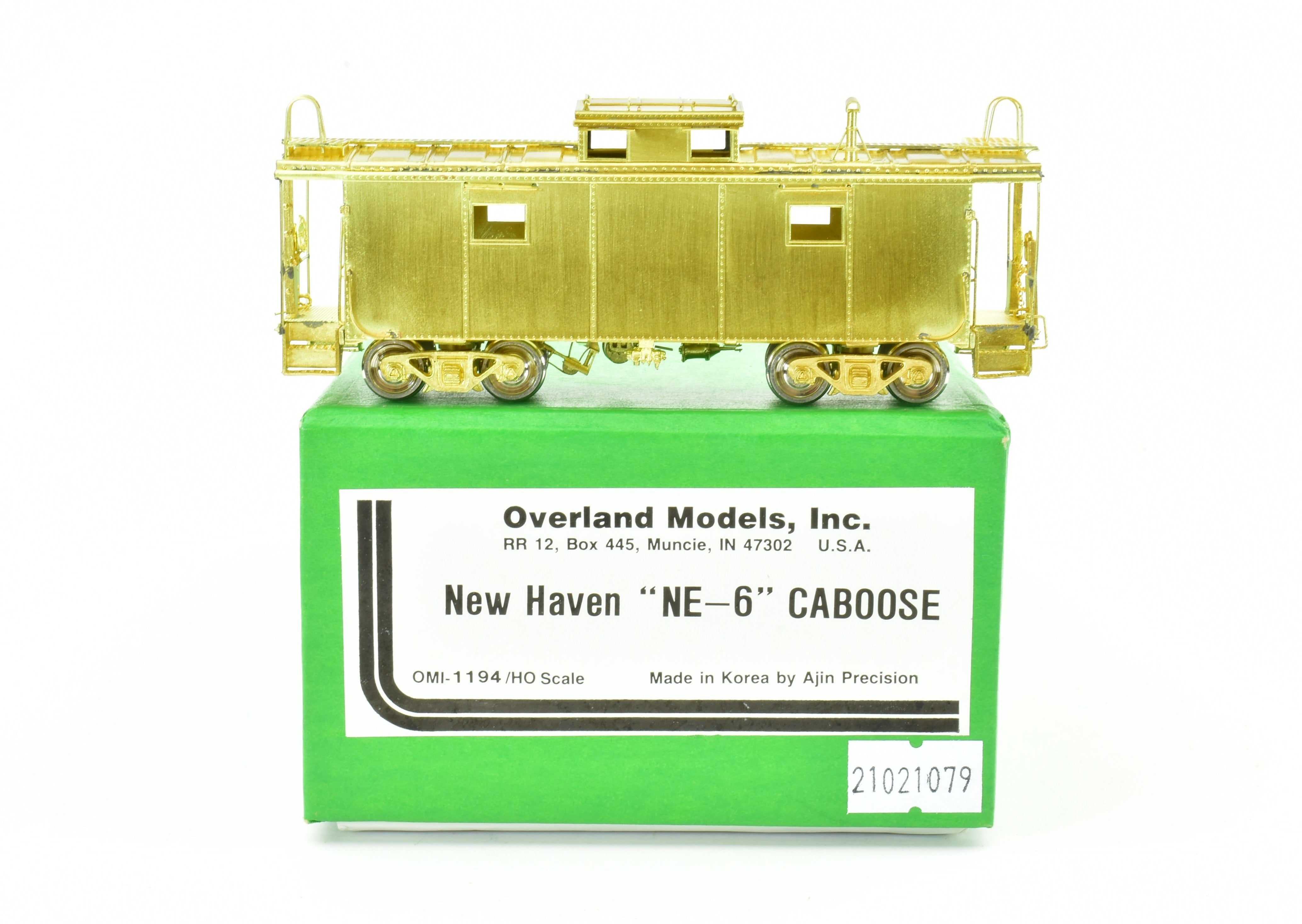 HO Scale Brass OMI (Overland Models, Inc.) New Haven (NH) NE - 6 Caboose Model