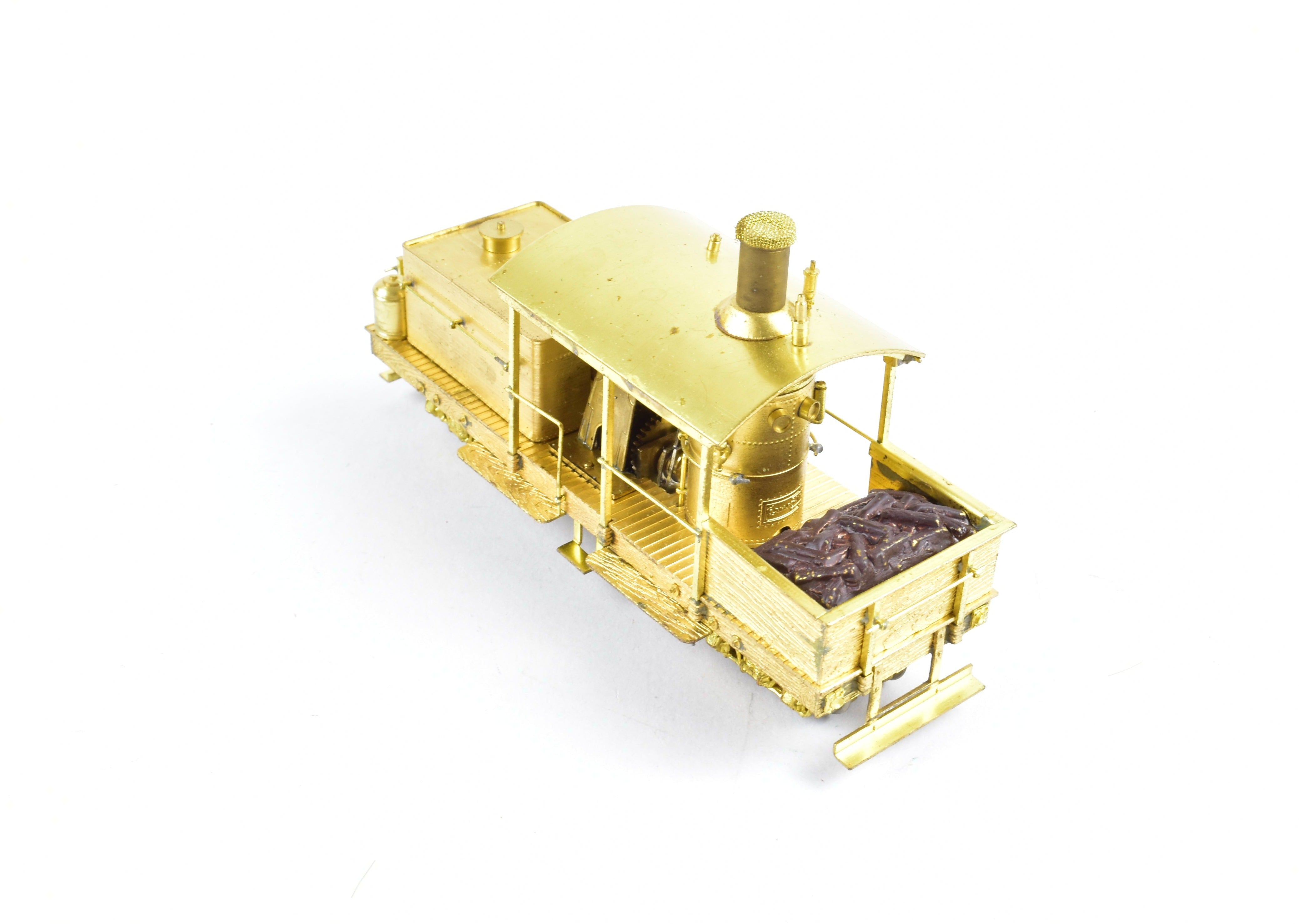 HOn3 Scale Brass Model Train by Westside Model Co. - Various Roads Logging Class A Climax with Vertical Boiler