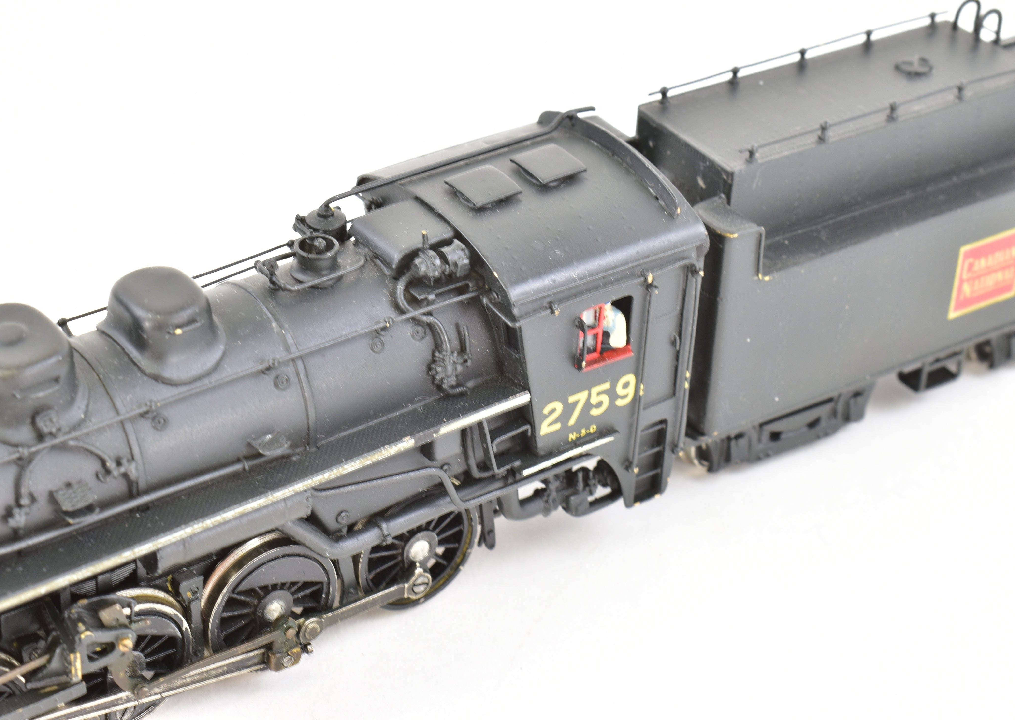 HO Brass Van Hobbies CNR N5d 2-8-0 Consolidation Model in Fair Condition