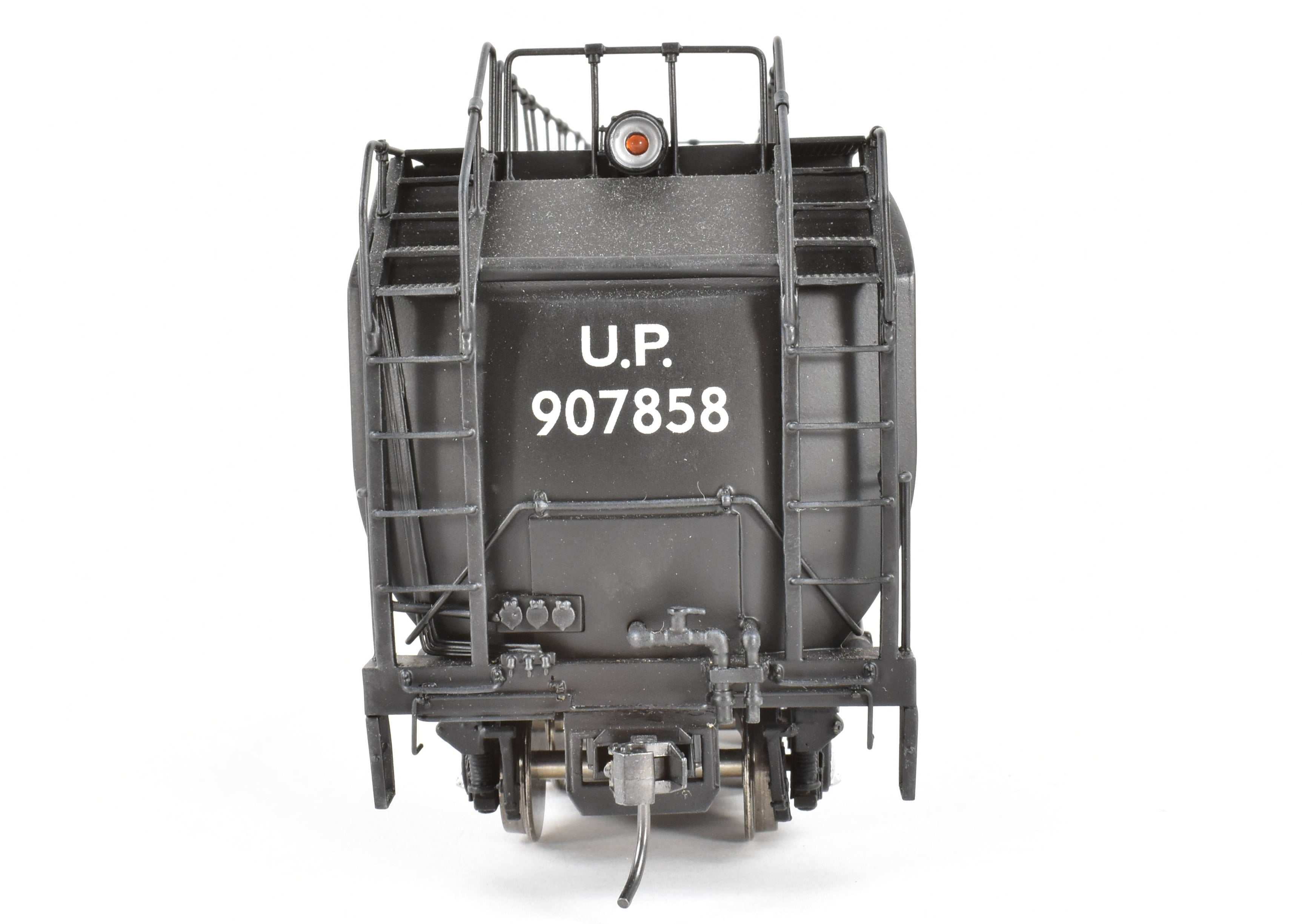 Brass Union Pacific Auxiliary Water Tender FP Black Sunset Model No. 907858