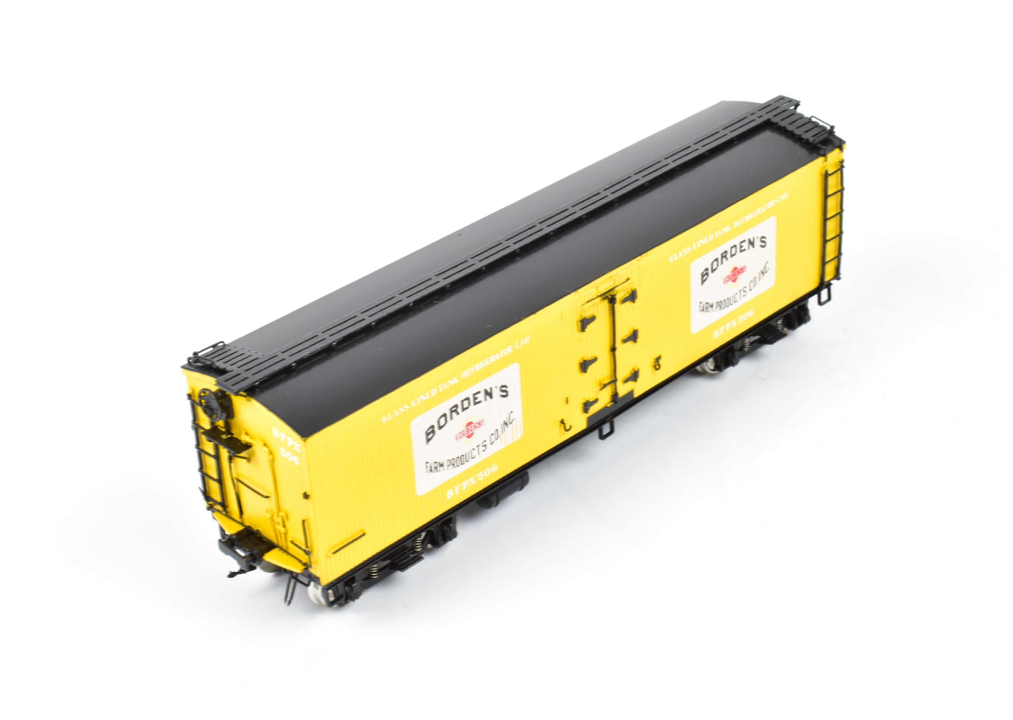 HO Scale Brass Precision Scale Co. Model Railroad 41' Pfaudler Wood Sheath Milk Car Bordens FP from Various Roads