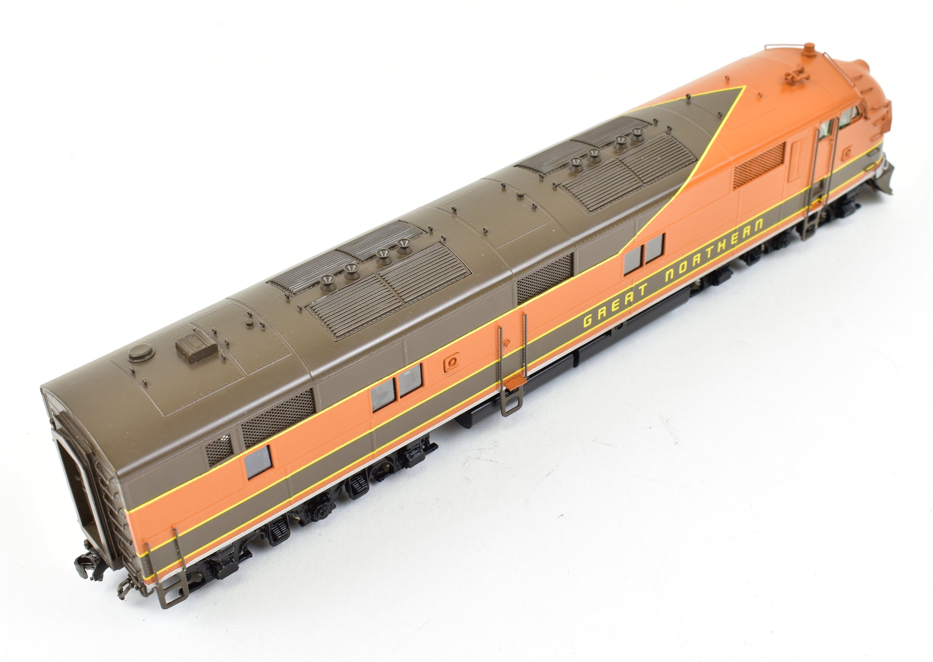 HO Scale Brass Model Train - Oriental Limited GN - Great Northern EMD E7A 2000 HP Standard Factory Painted Locomotive #504