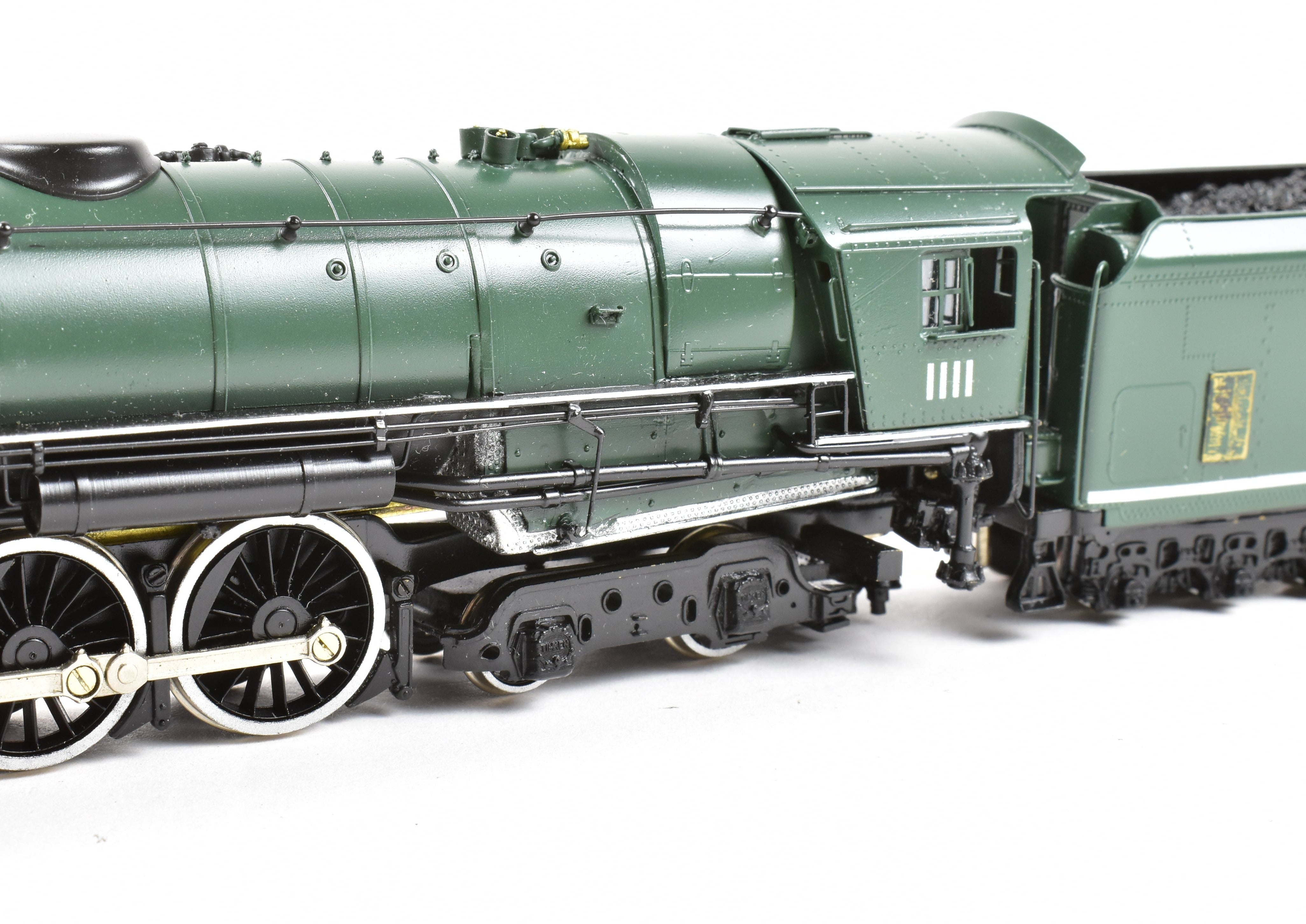 HO Scale Brass Model Train CON Key Imports Timken 4-8-4 No. 1111 Four Aces Professionally Painted