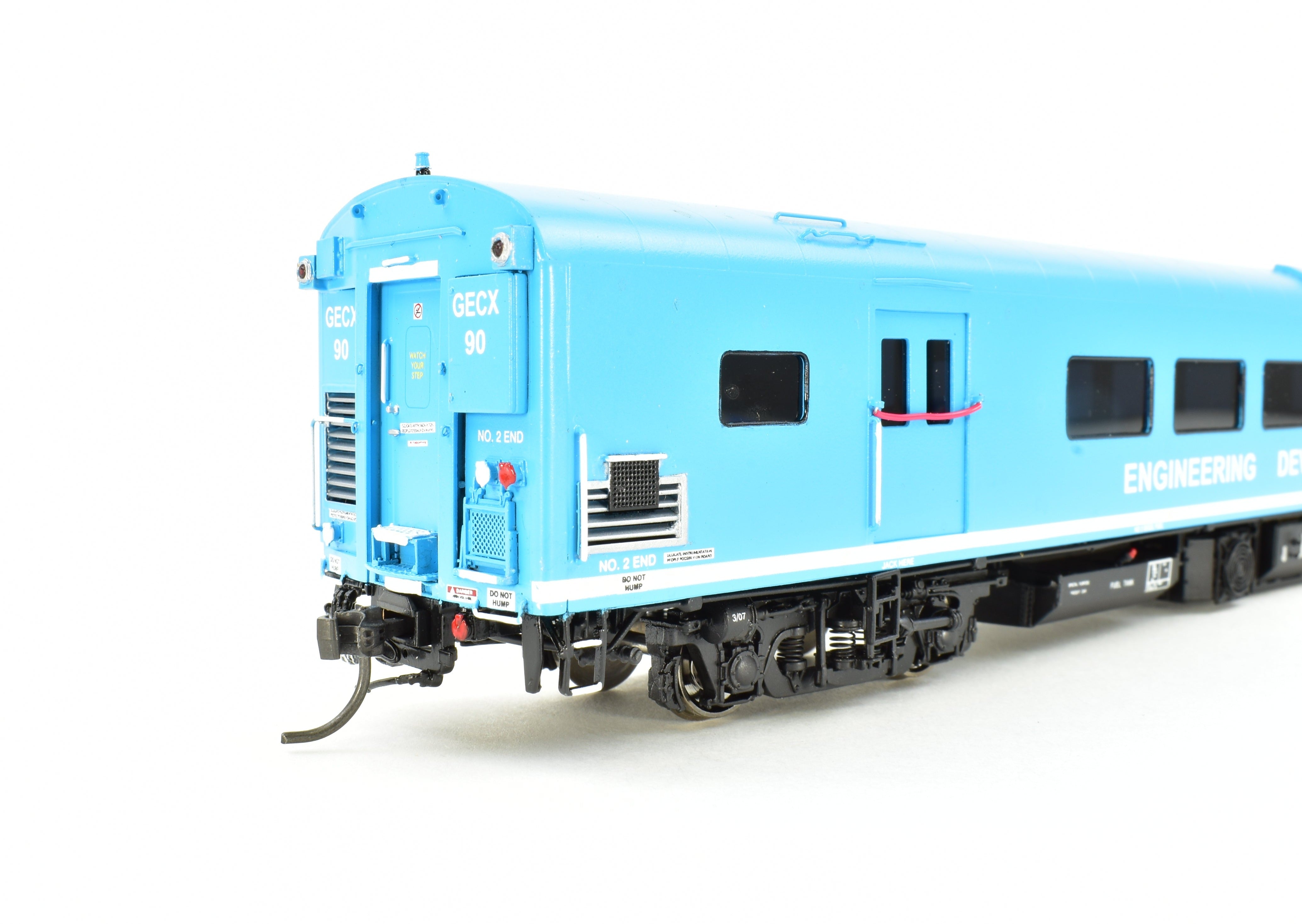 HO Brass OMI General Electric Test Car FP No. 90 by Overland Models