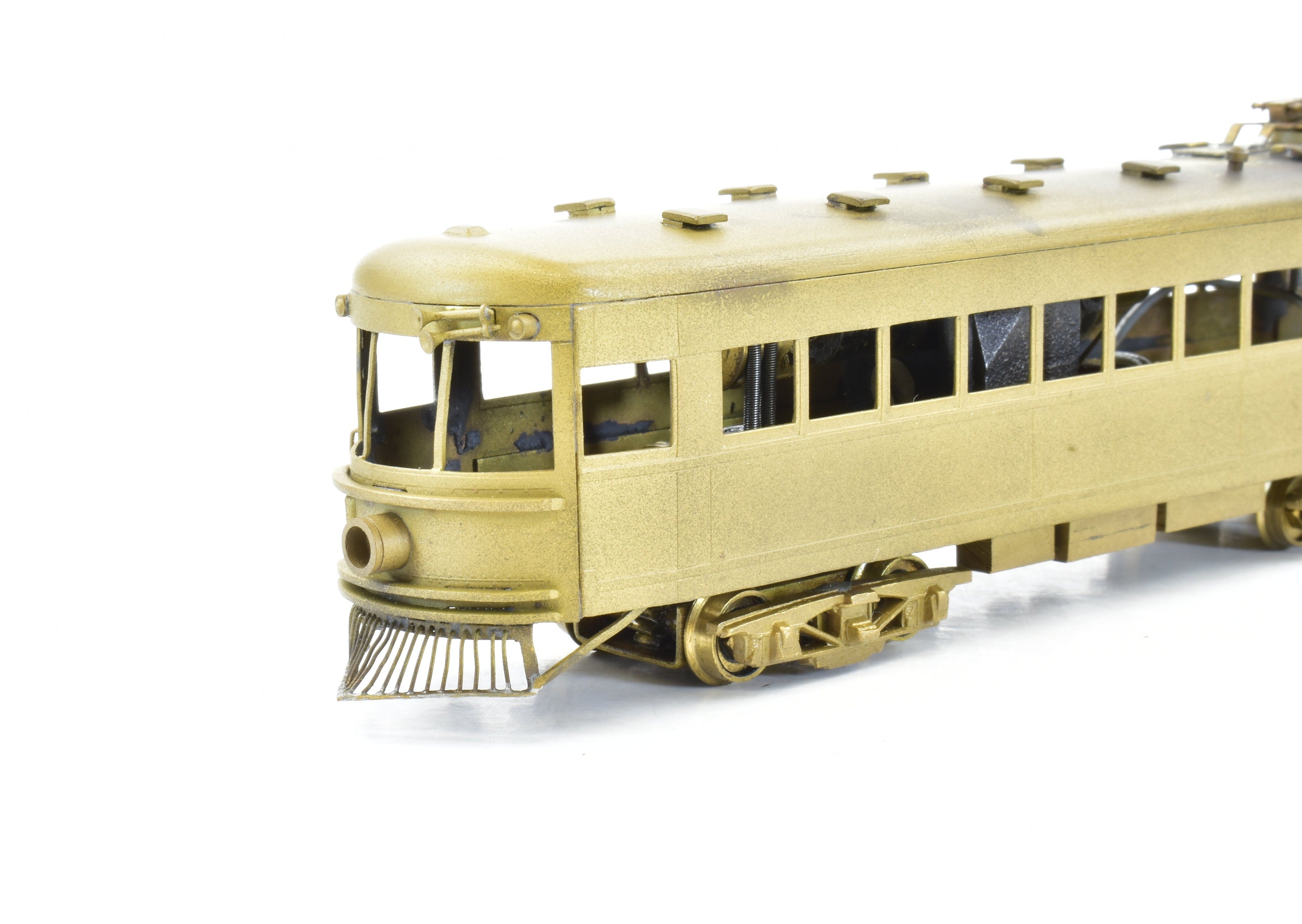 Collectible HO Scale Brass Hallmark Models Cincinnati & Lake Erie (C&LE) Trolley Car - The Red Devil