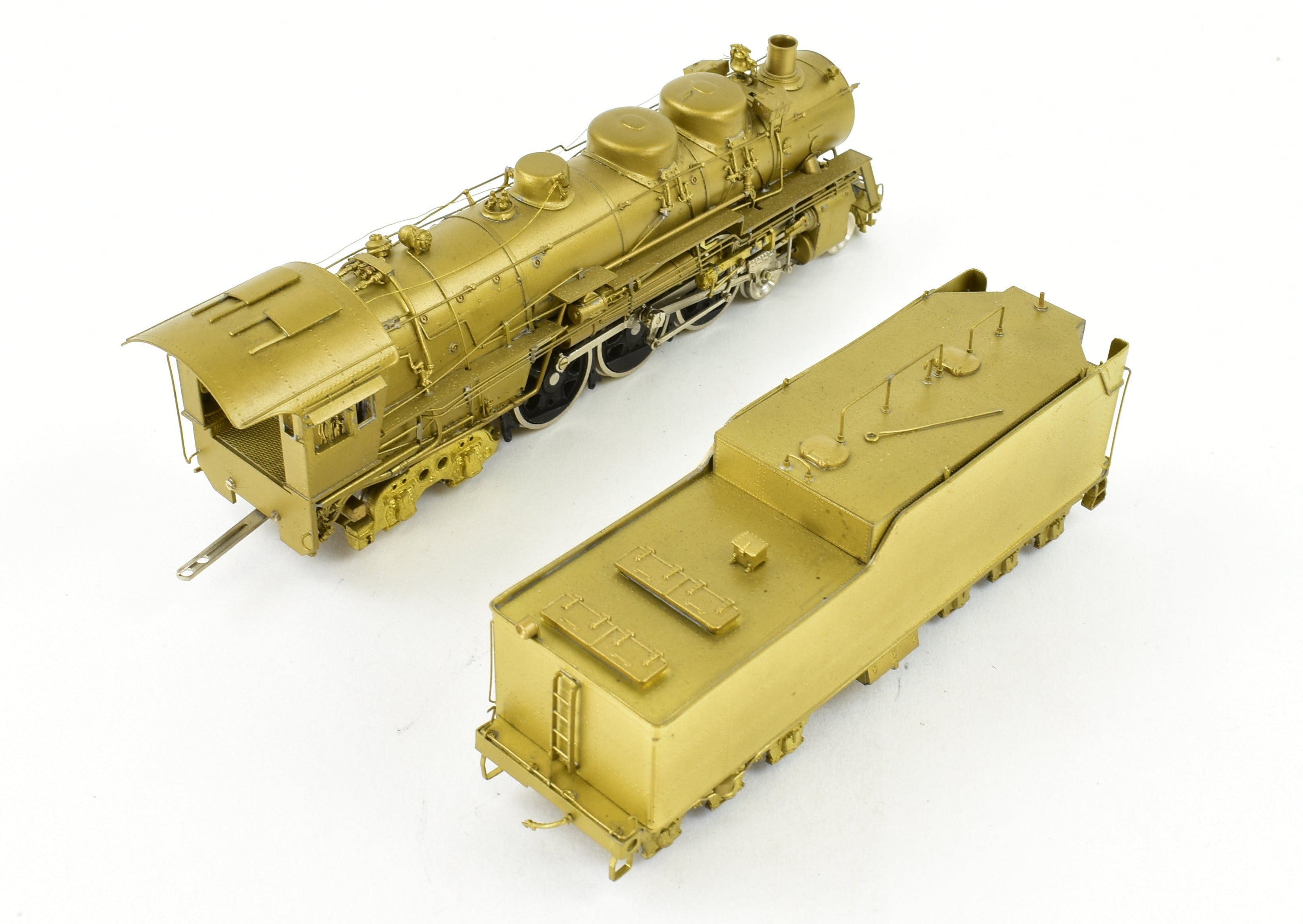 High - Quality HO Scale Brass Key Imports ATSF - Santa Fe 3450 Class 4 - 6 - 4 Modernized Model Train