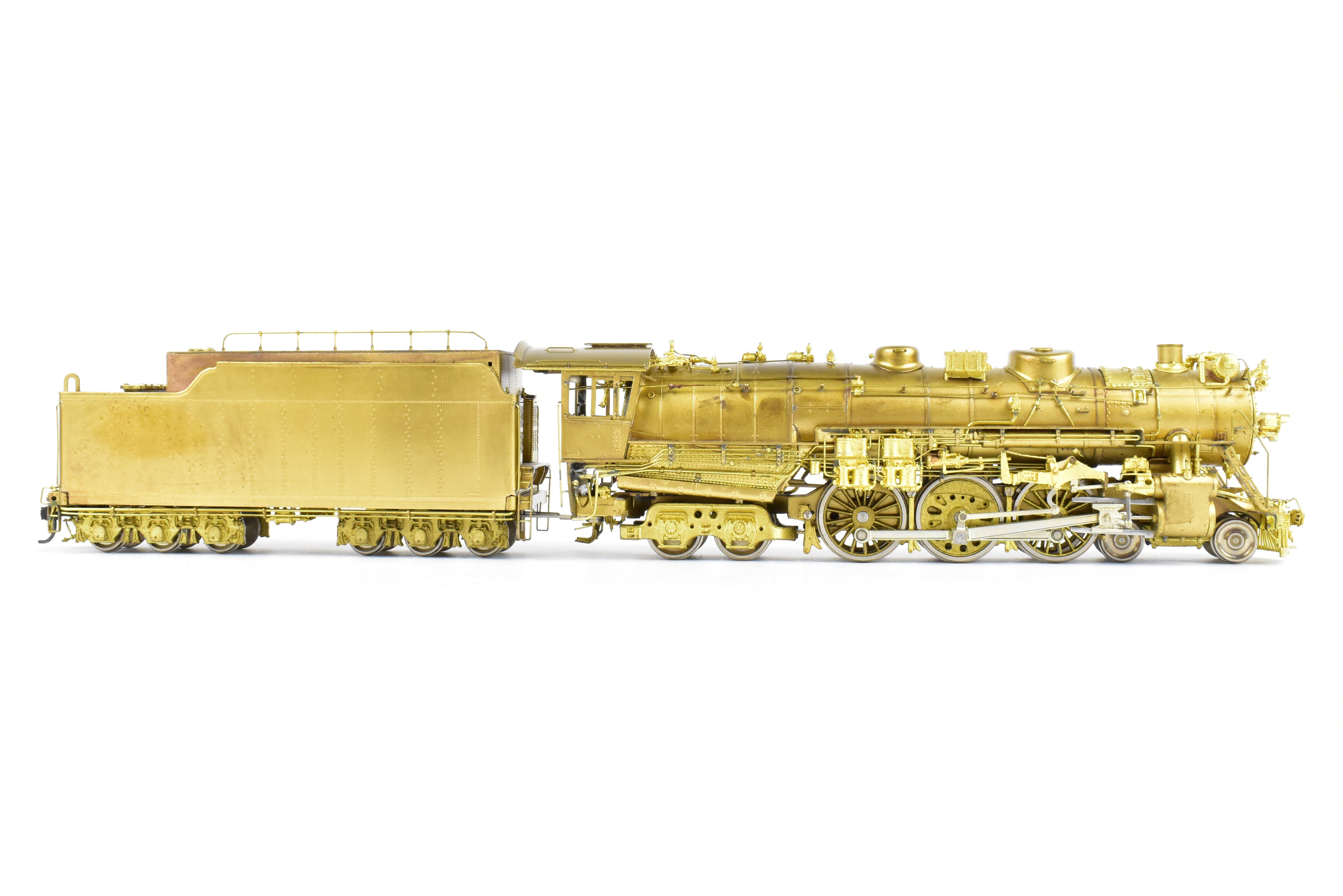 High - Quality HO Scale Brass Model Train - Sunset Models CB&Q - Burlington Route S - 4 Class 4 - 6 - 4 Hudson Locomotive