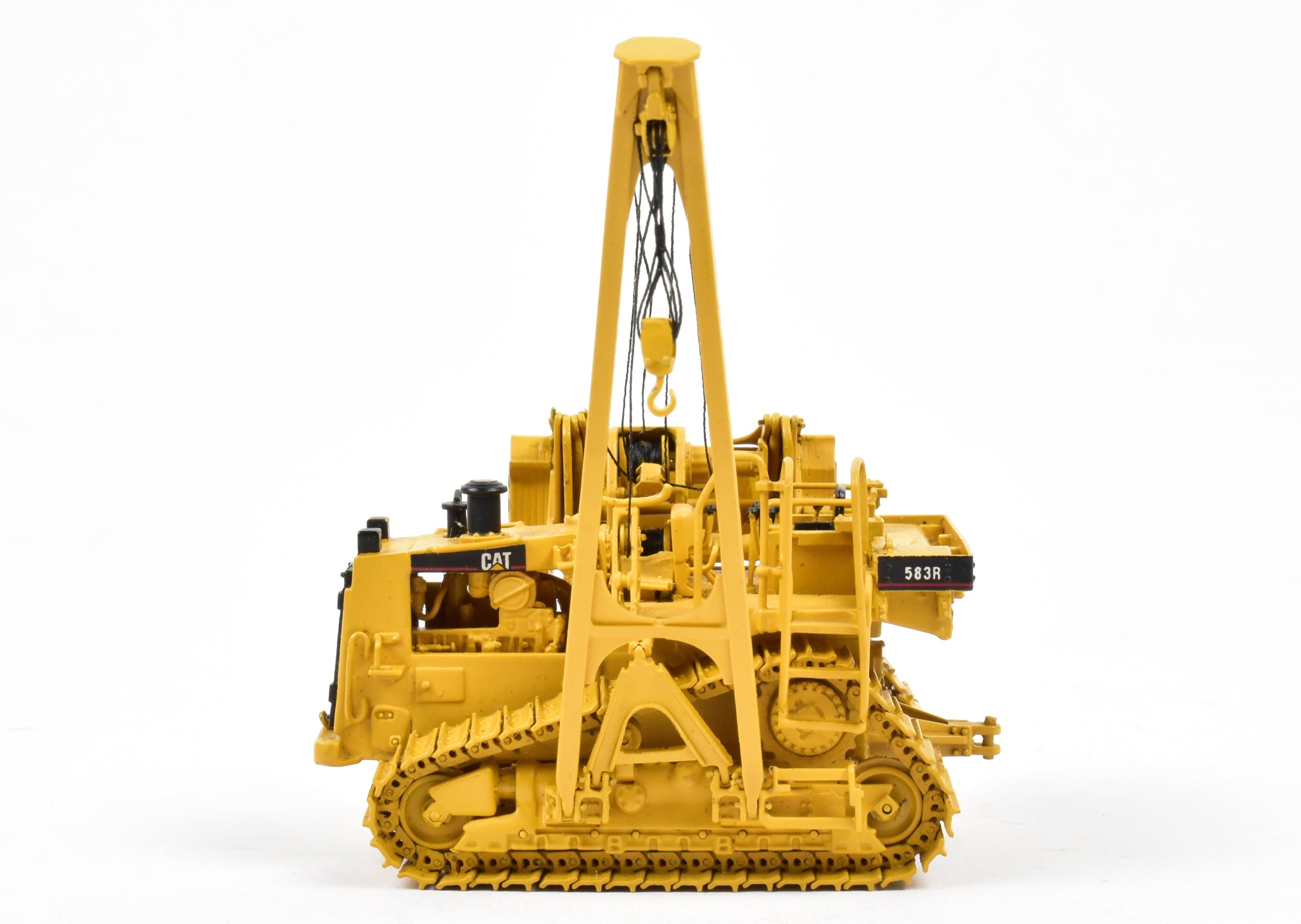 High - Quality HO Scale Brass Construction Model - Factory - Painted Caterpillar 583R Pipelayer by CON CCM Models