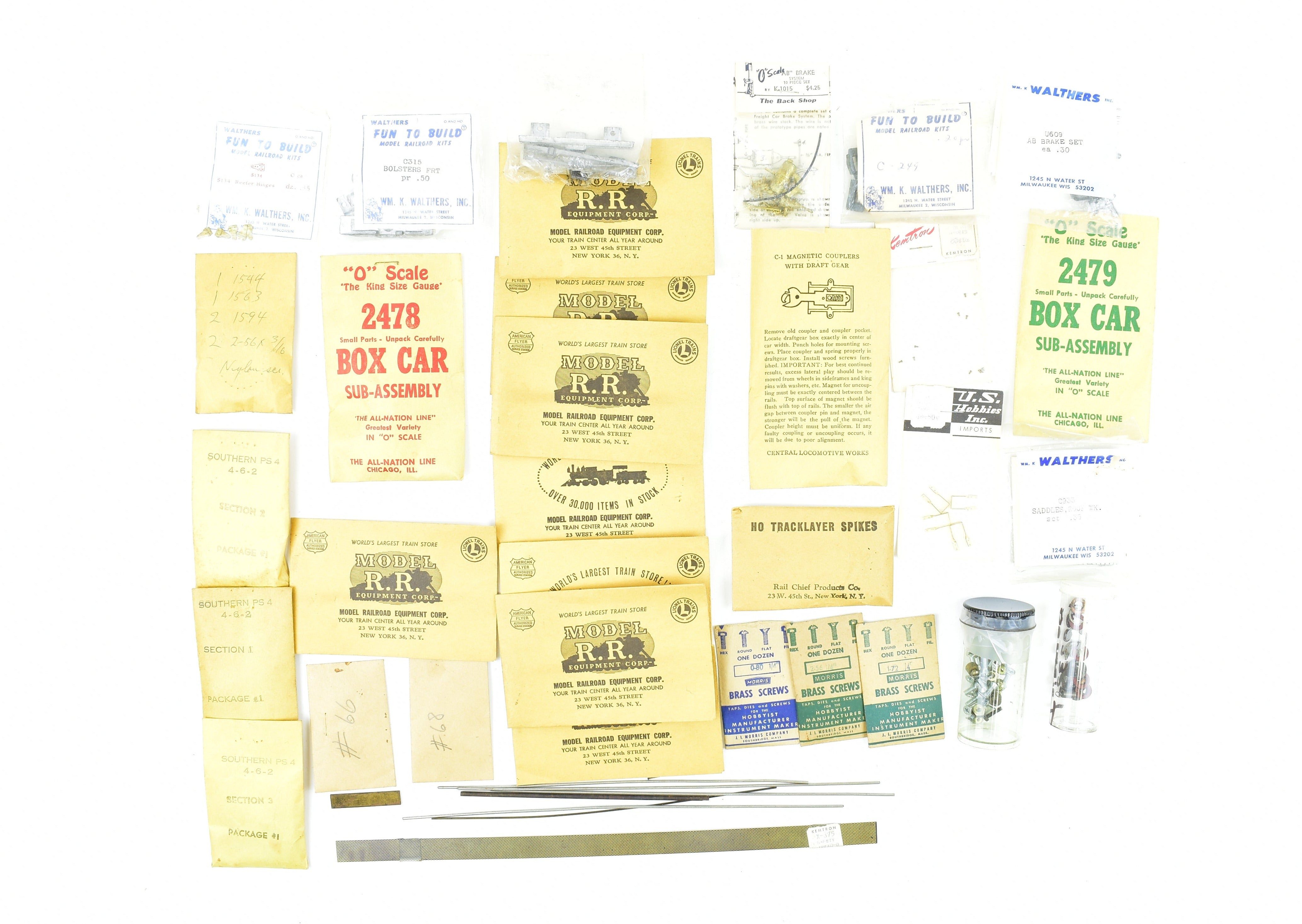 O Scale Brass Central Locomotive Works SOU Southern Railway PS - 4 4 - 6 - 2 Pacific Started Kit