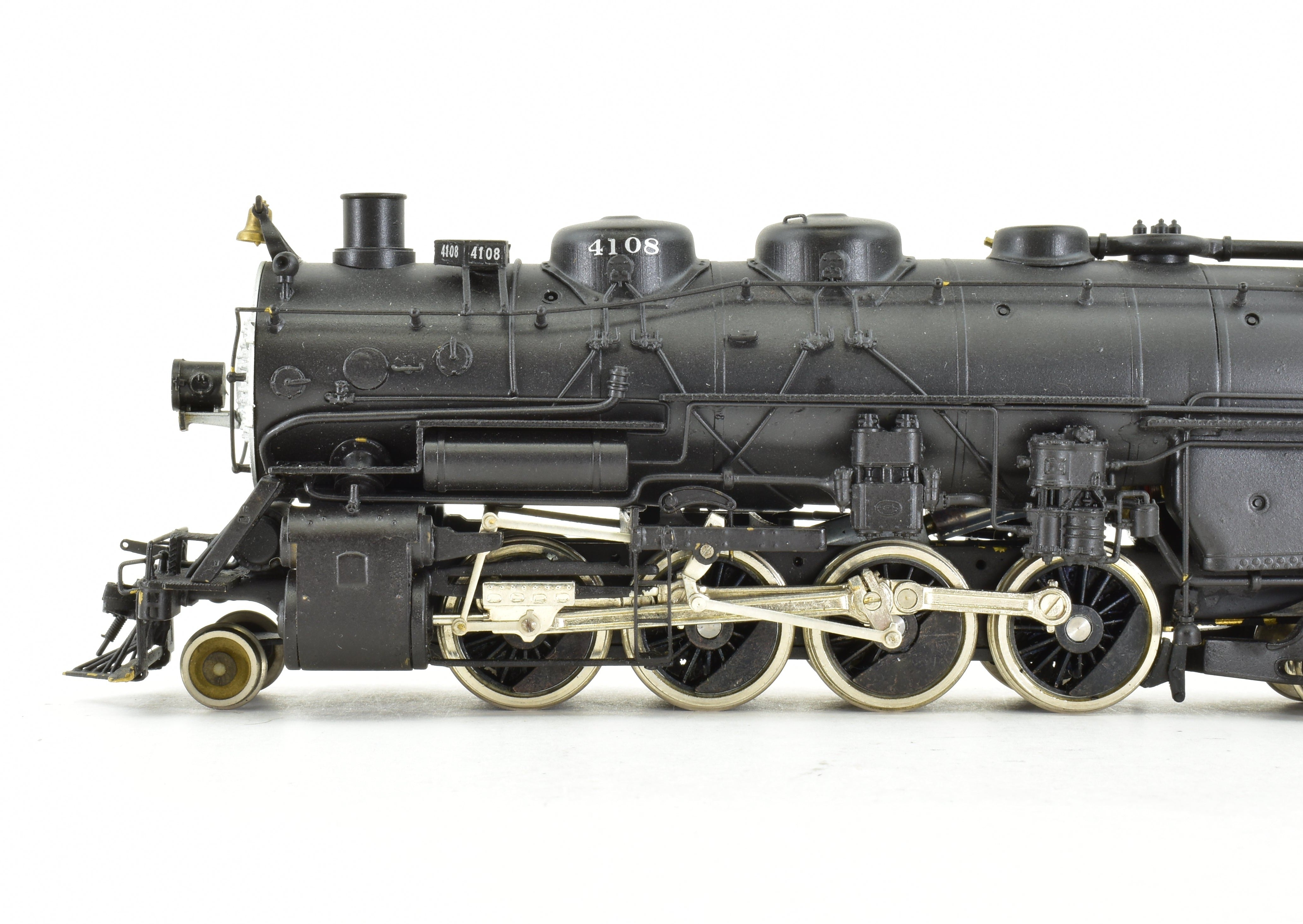 High - Quality HO Scale Brass PFM - United ATSF Santa Fe 2 - 8 - 4 Berkshire Custom - Painted Model Train