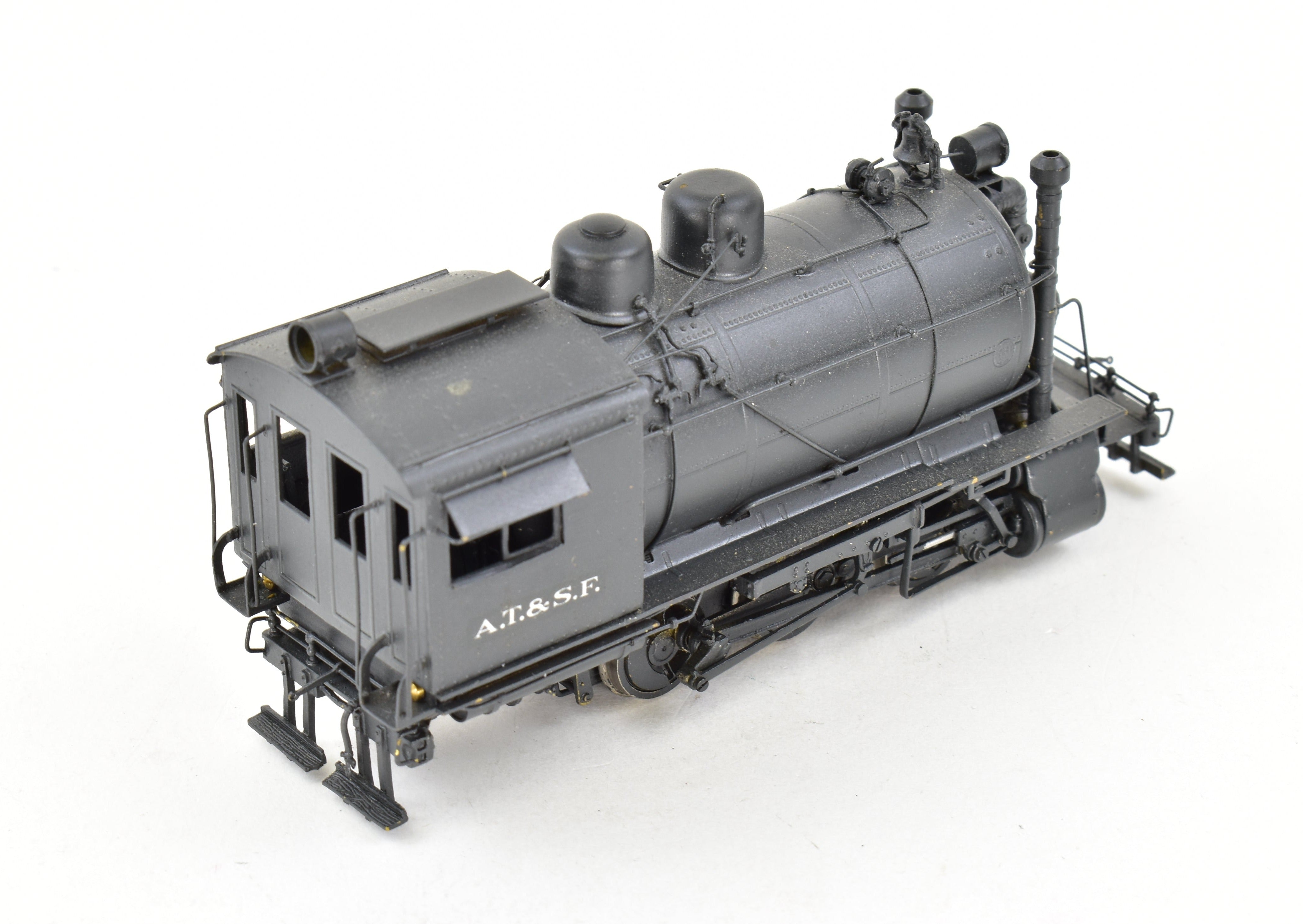 HO Scale Brass Model Train - Westside Model Co. ATSF - Santa Fe 0-6-0T Fireless Cooker #2299 with Custom Painted Finish