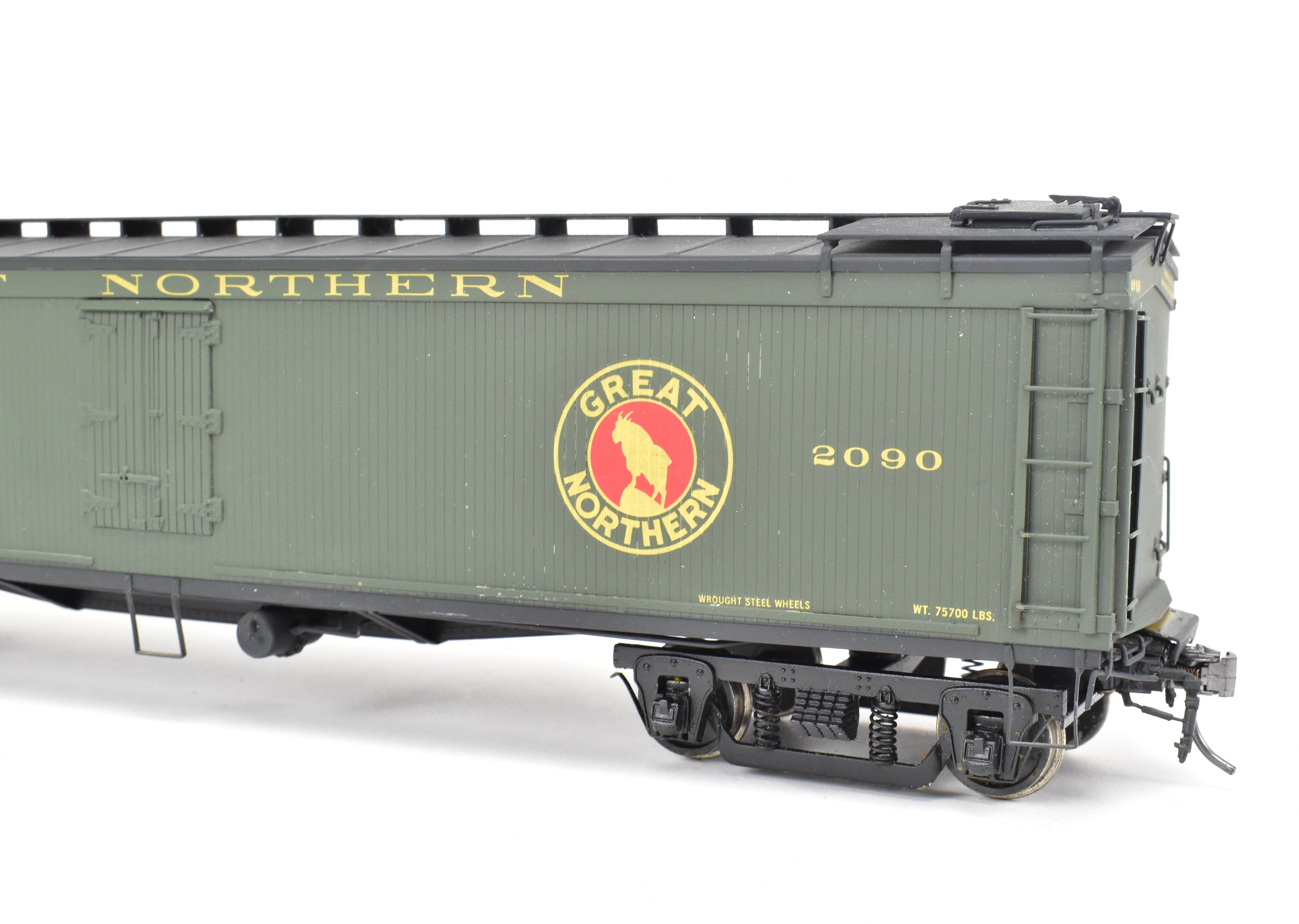 O Scale Oriental Limited Great Northern Wood Express Reefer Model Train, Brass, #2090 CP