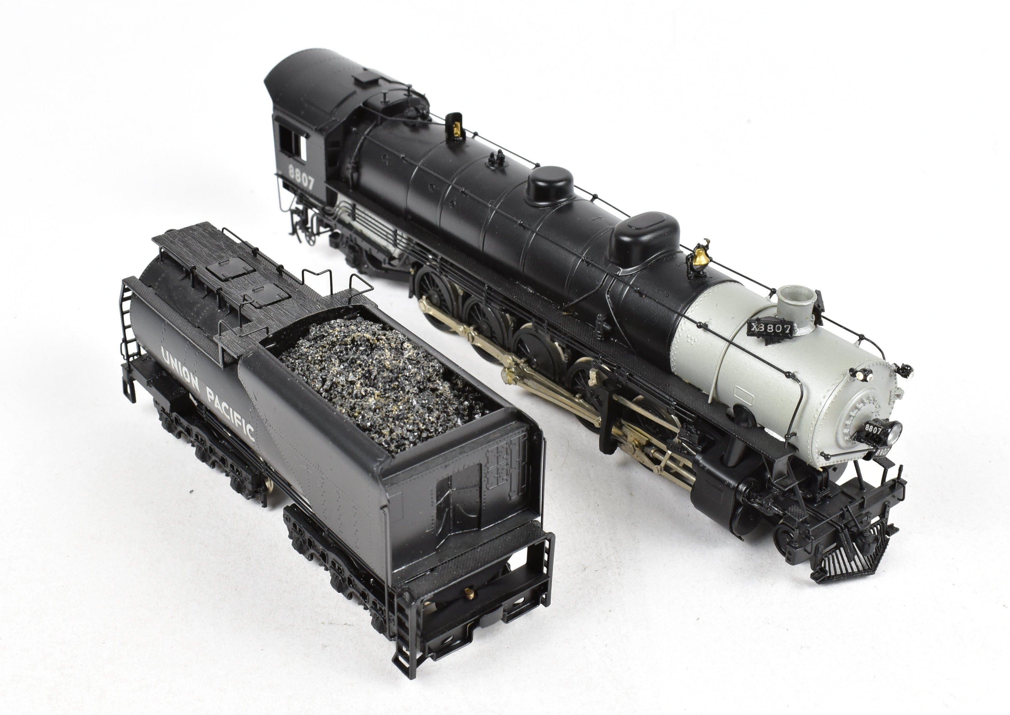 HO Scale Brass Train Model by Westside Model Co., Union Pacific 8800 Class 4-10-2 Locomotive, Custom Painted with Number 8807