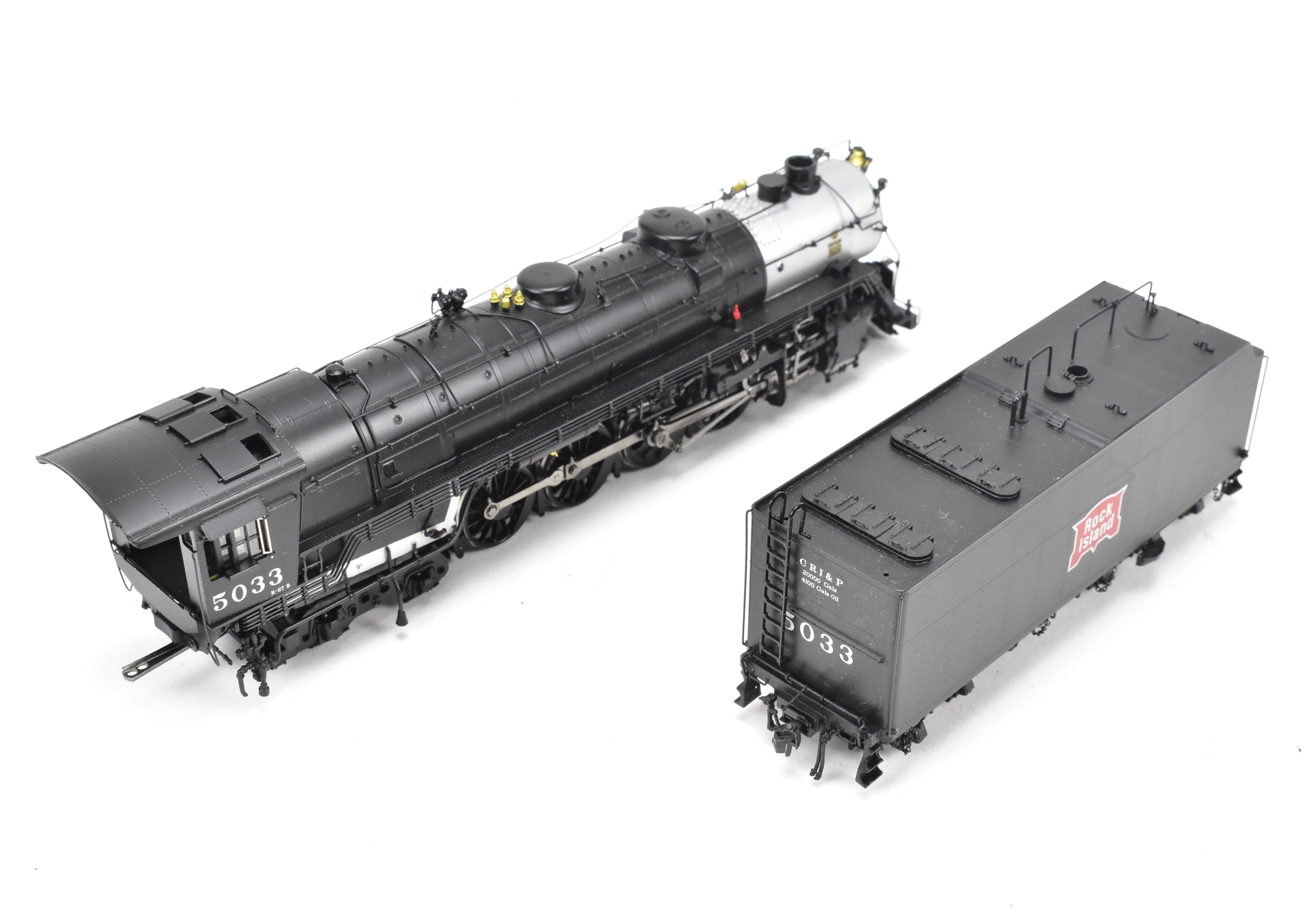 HO Scale Brass DVP Rock Island R-67 4-8-4 FP #5033 Oil Tender Model