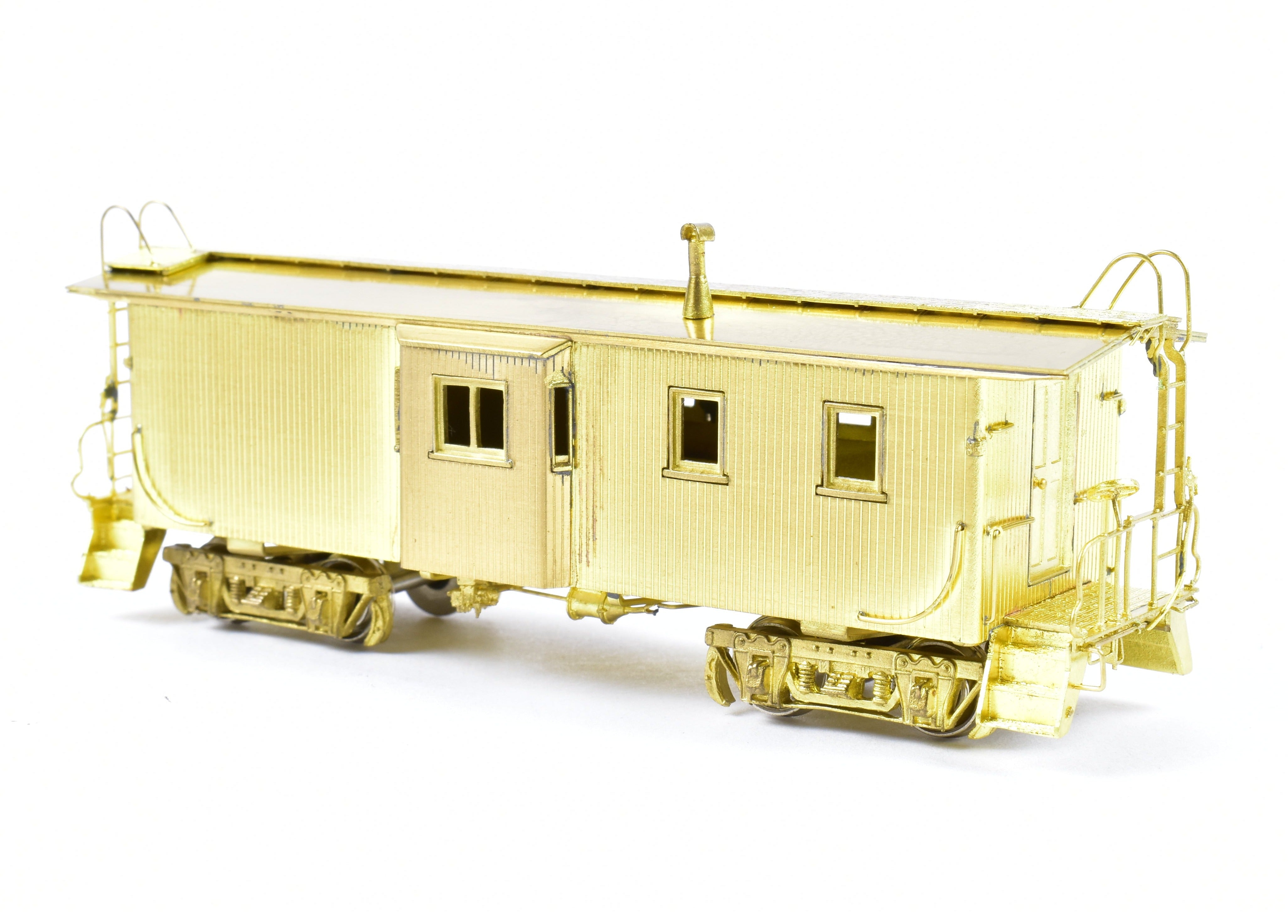 HO Brass OMI Overland Models CStP M&O Omaha Road C&NW Wood Bay - Window Caboose #6076