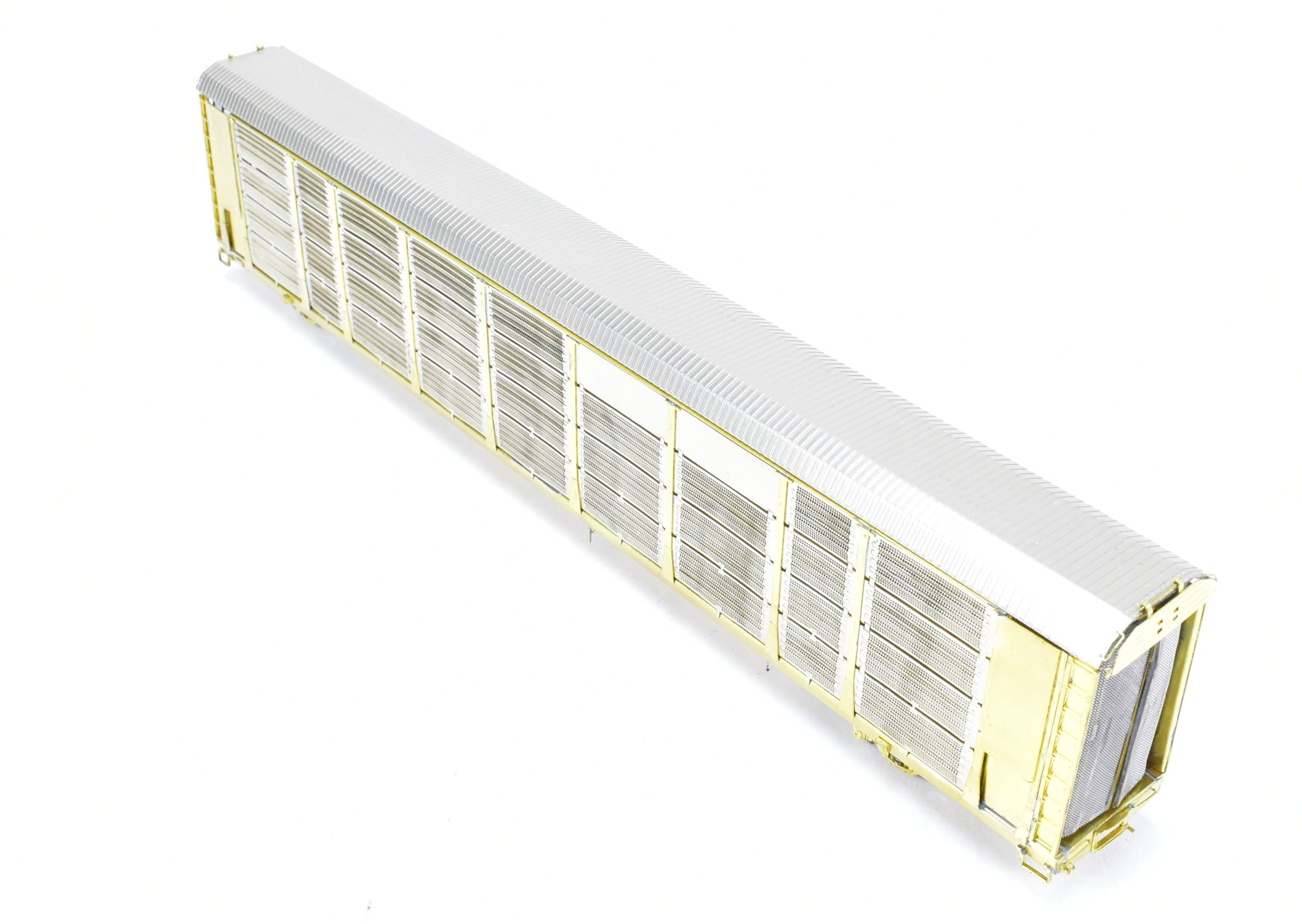 HO Scale Brass Model Train Auto Rack Tri - Level with Mesh End Doors from Overland Models, Inc. Representing Southern Pacific Car No. 517006
