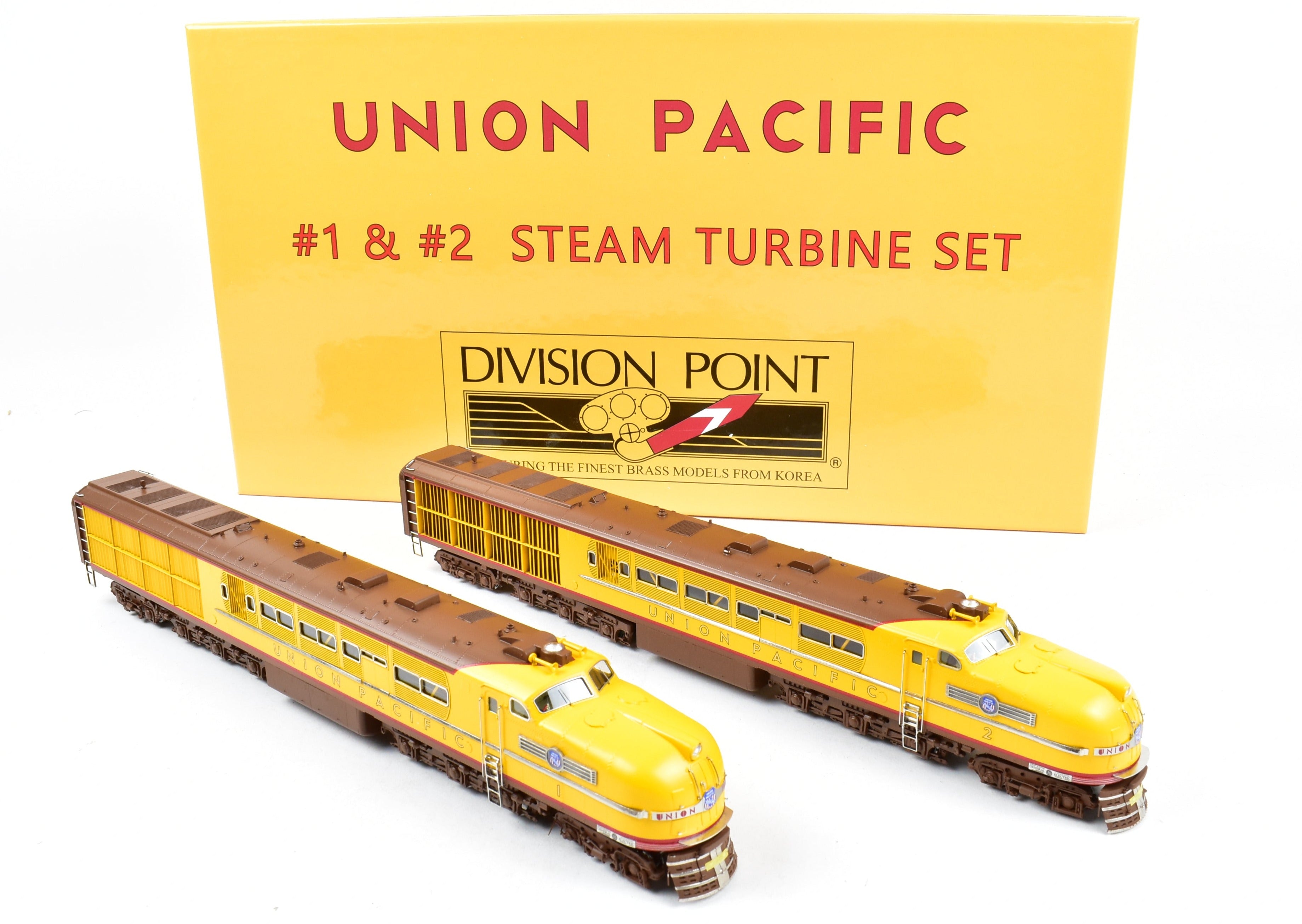 HO NEW DVP Brass Union Pacific GE No. 1 & 2 Steam Turbine Set - Last One!