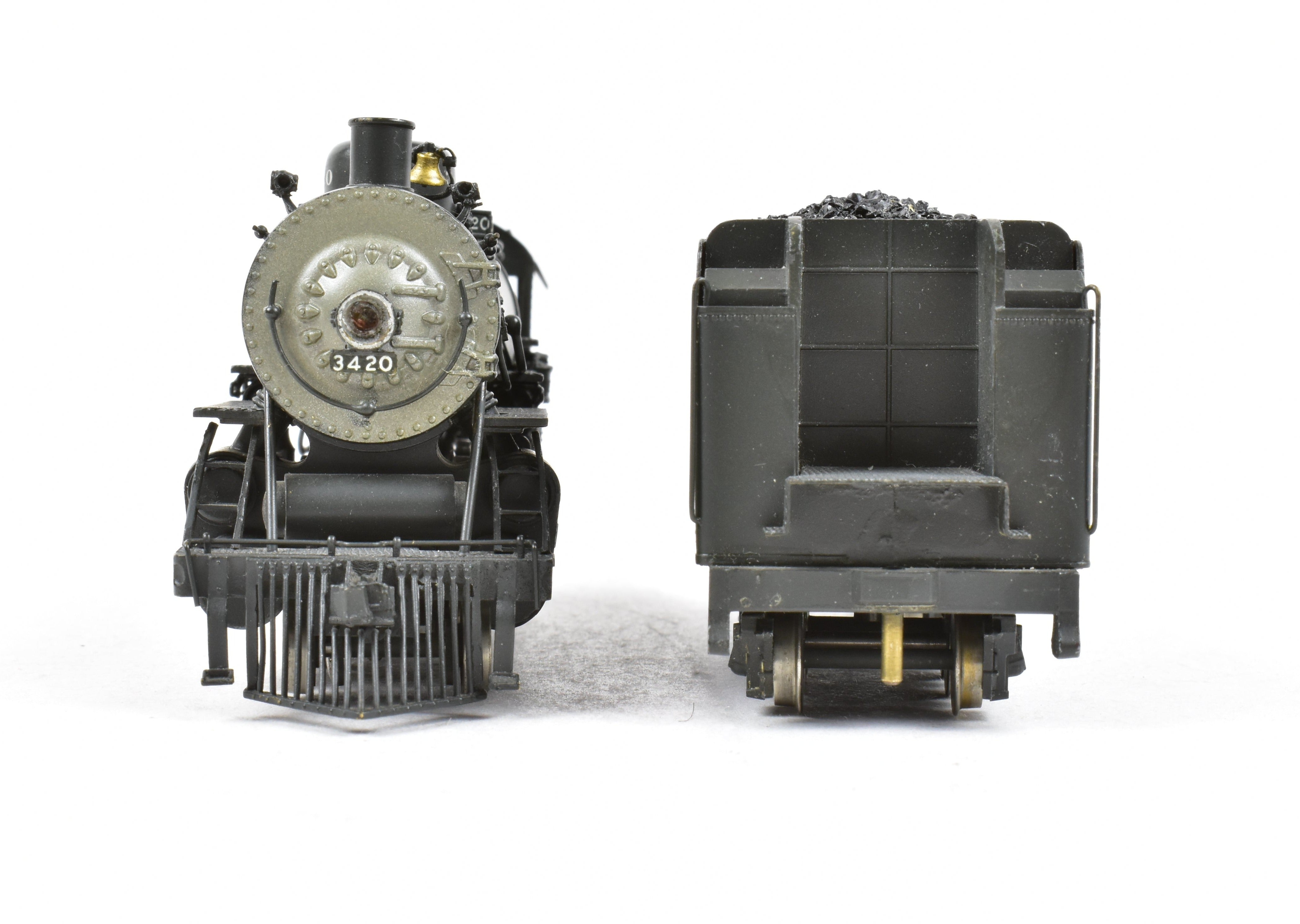 HO Scale Brass Model Train - Associated Hobby Manufacturers (AHM) HCB AT&SF - Santa Fe 3400 Class 4-6-2 Custom Painted Steam Locomotive