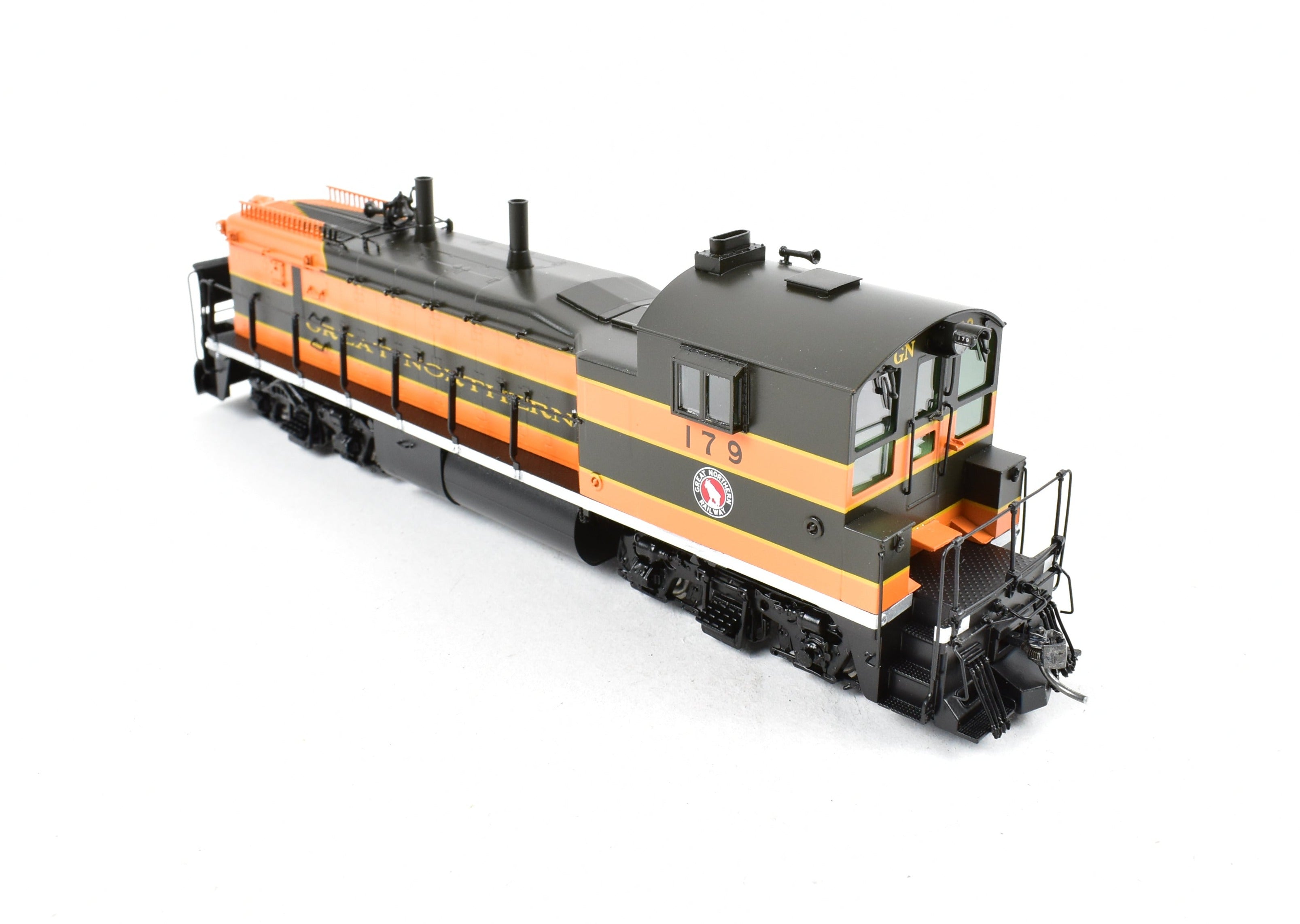 High - Quality HO Scale New Brass Division Point Great Northern EMD NW - 3 Locomotive Model No. 179 FP