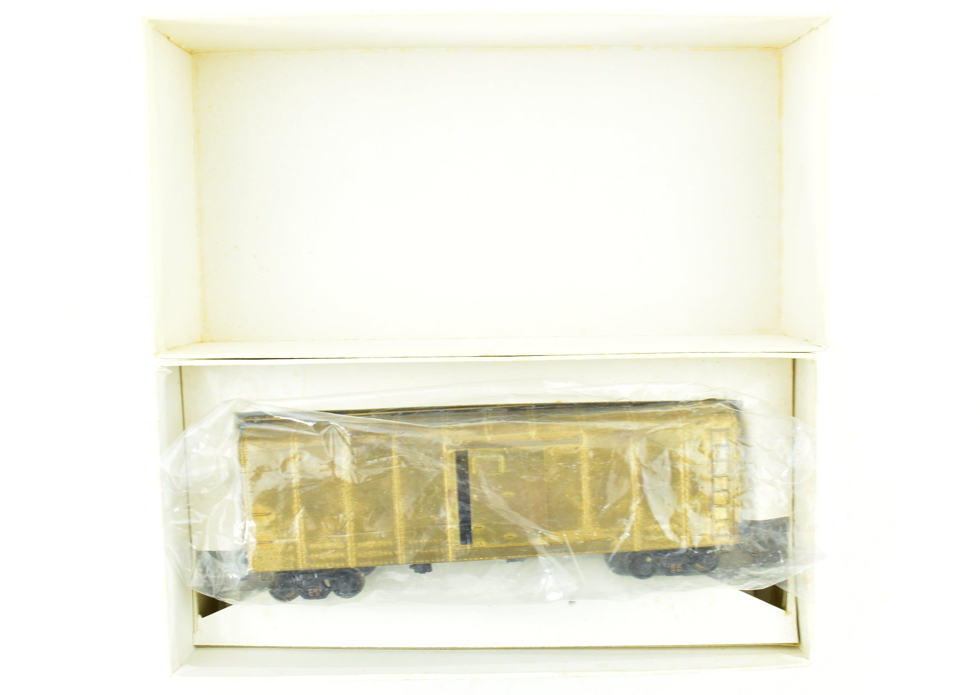 HO Scale Brass Model Trains by Trains Inc. - Baltimore & Ohio M - 53 Wagon - top Boxcar in As - Is Condition