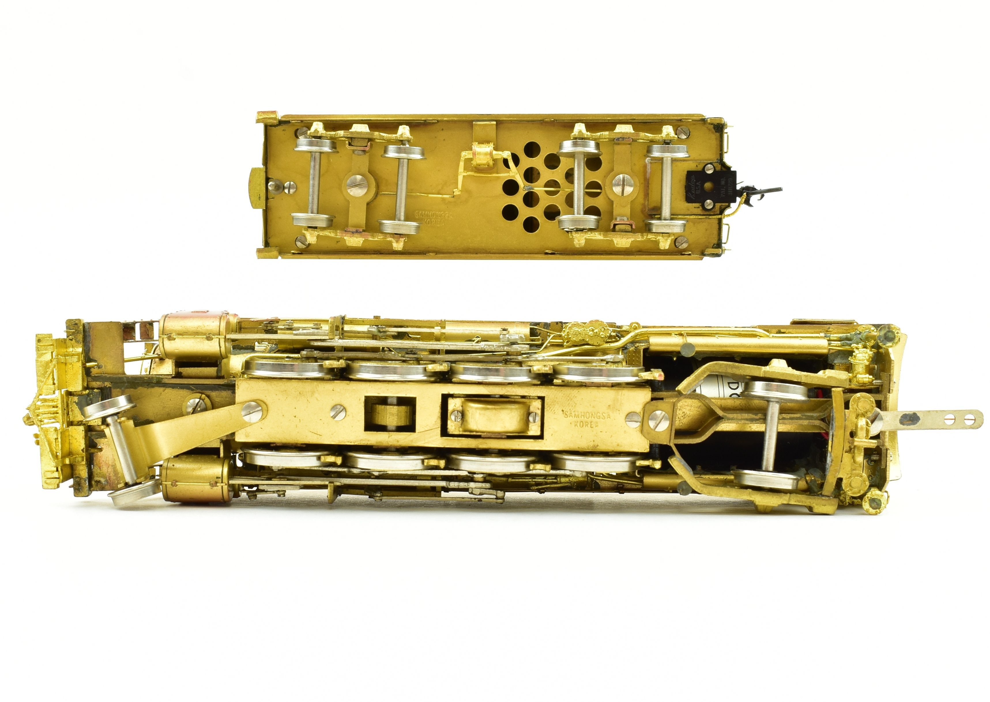 HO Scale Brass Key Imports Frisco 2-8-2 Mikado Locomotive #4000