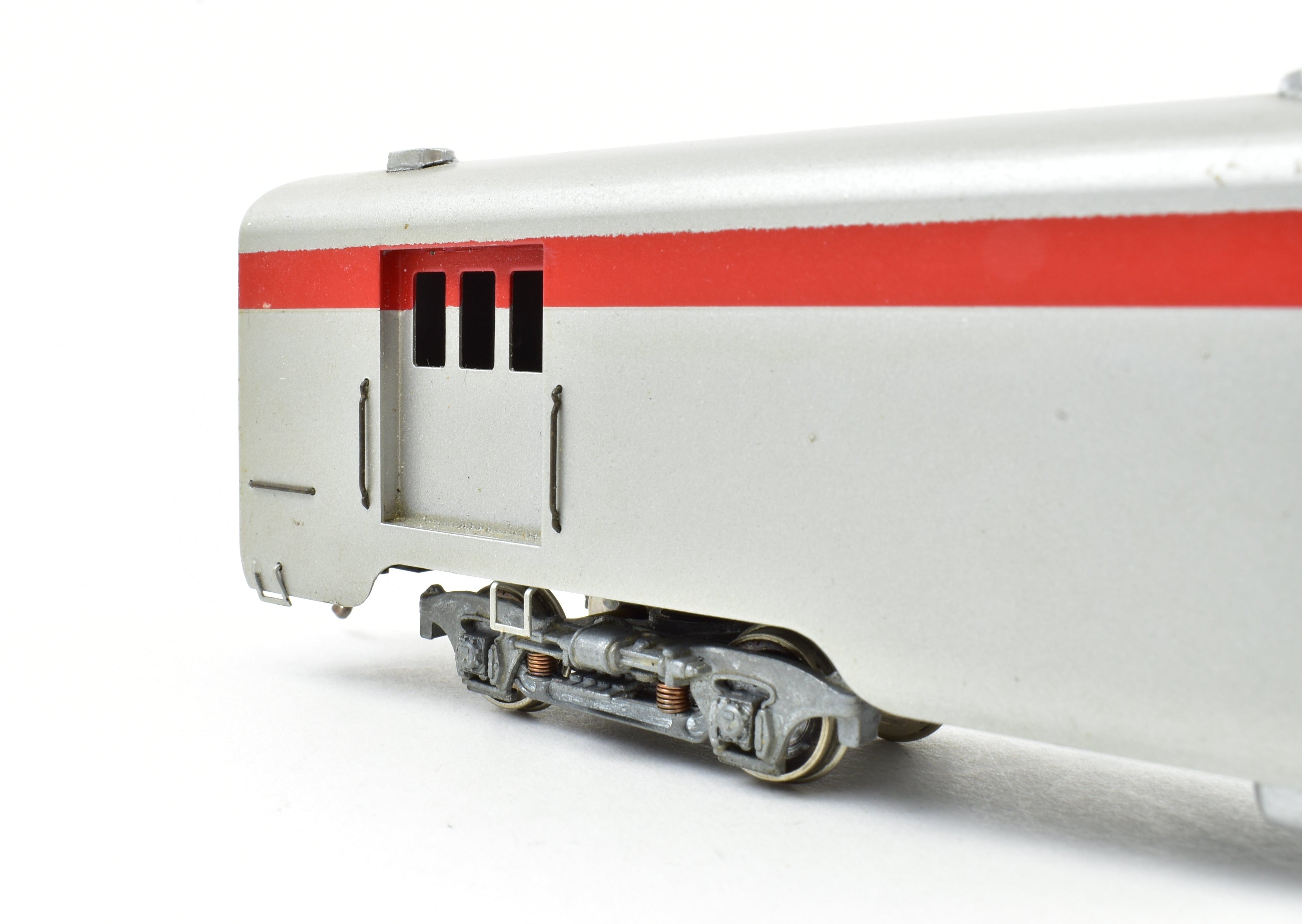 HO Scale Brass Balboa SP - Southern Pacific Postal Baggage RPO Model Train Car with Factory Painted Aluminum Finish