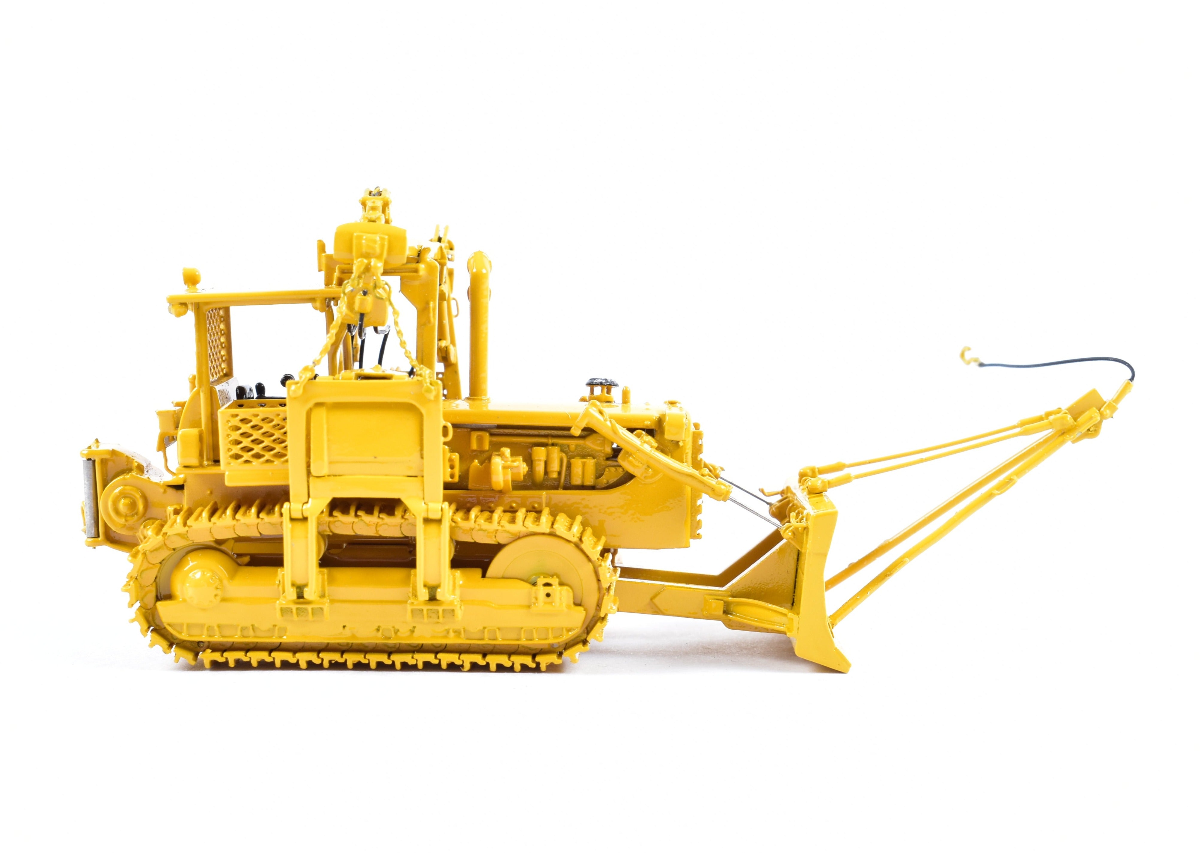 HO Brass OMI Overland D&RGW Pipe Laying Dozer FP in Factory Yellow