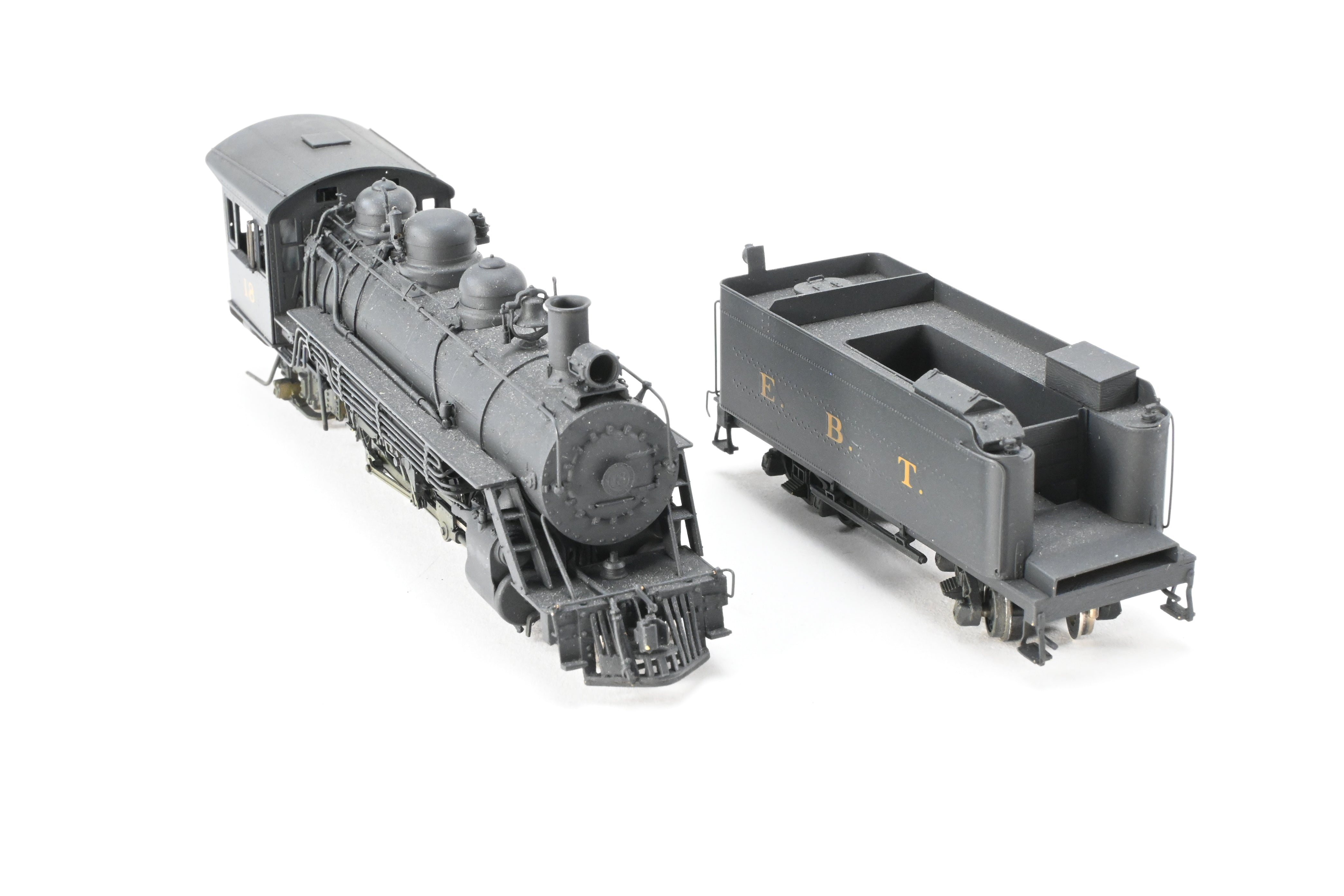HOn3 Scale Brass Hallmark Models Custom - Painted EBT (East Broad Top) 2 - 8 - 2 Mikado Locomotive Model No. 18