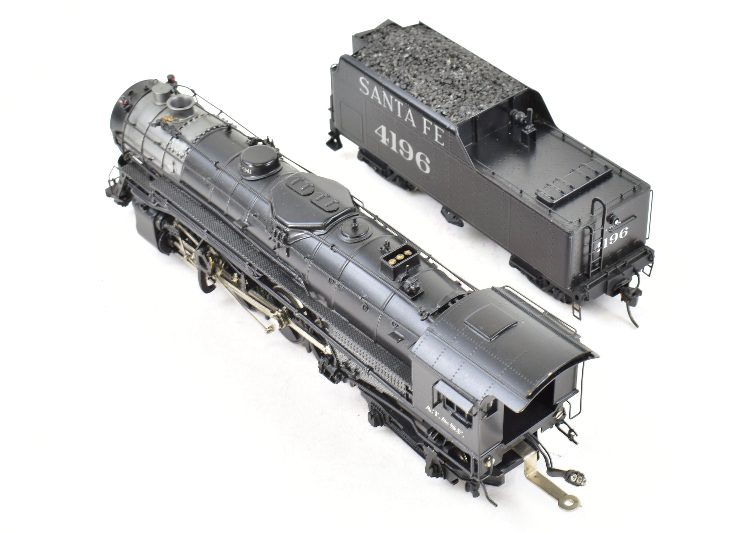 HO Scale Brass Westside Model Co. ATSF - Santa Fe 2-8-4 Berkshire Custom Painted Locomotive with Digitrax DCC for Model Train Enthusiasts