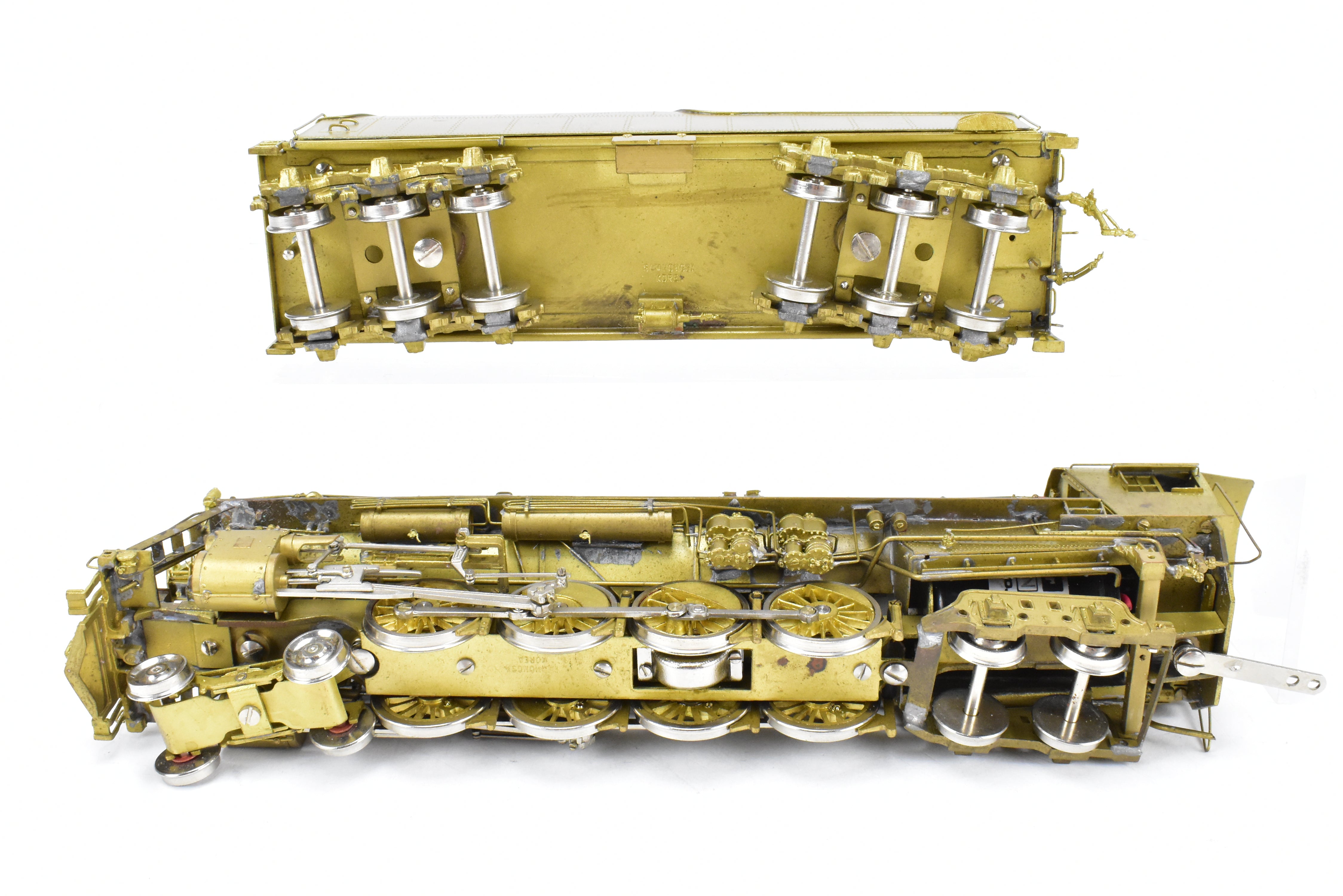 HO Scale Brass Model Train Key Imports D&RGW - Denver & Rio Grande Western M - 64 4 - 8 - 4 Northern Locomotive