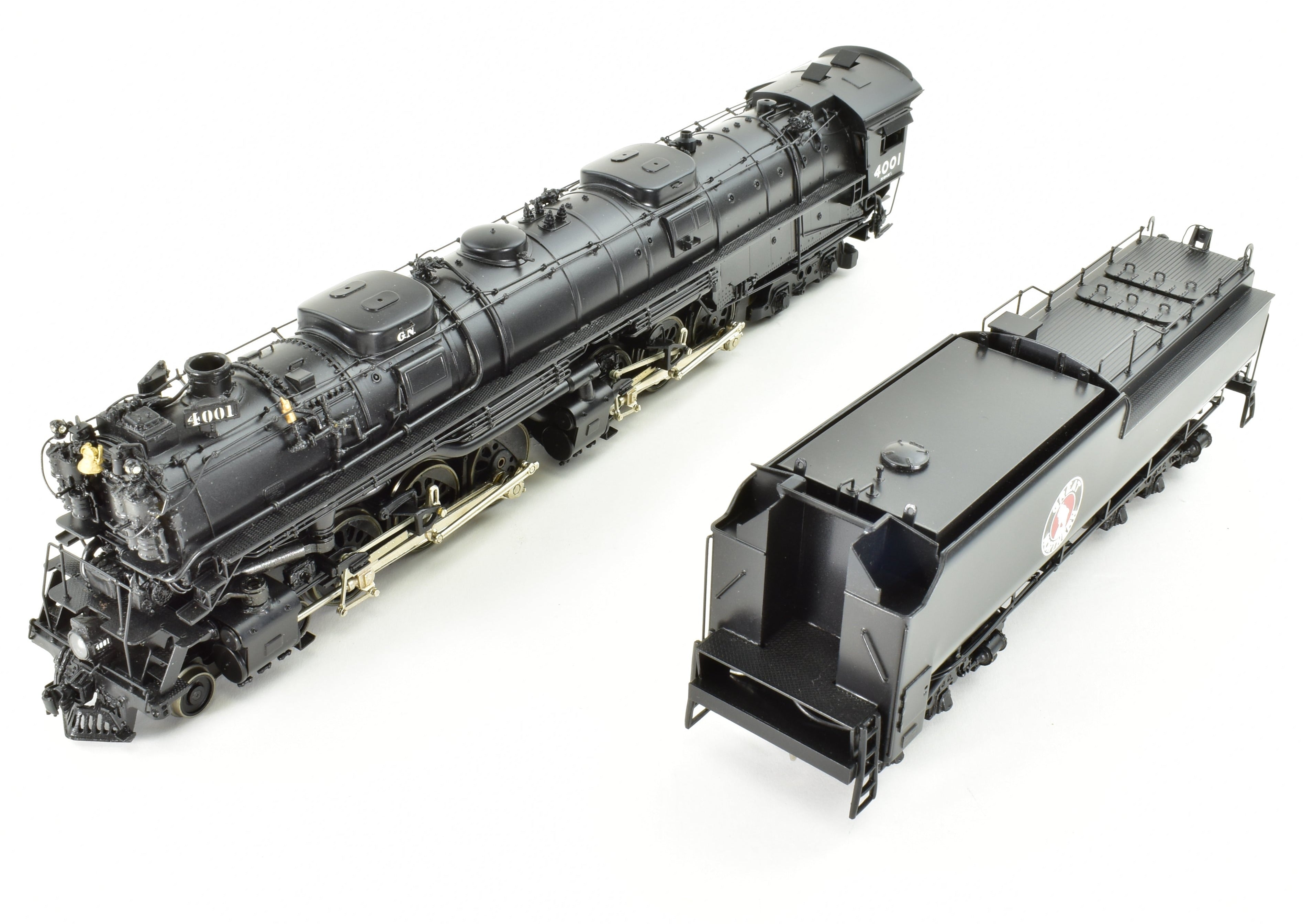 HO Scale Brass Model Train - PFM Tenshodo Great Northern Class Z - 6 4 - 6 - 6 - 4 Steam Locomotive with PFM Sound from 1995 Run