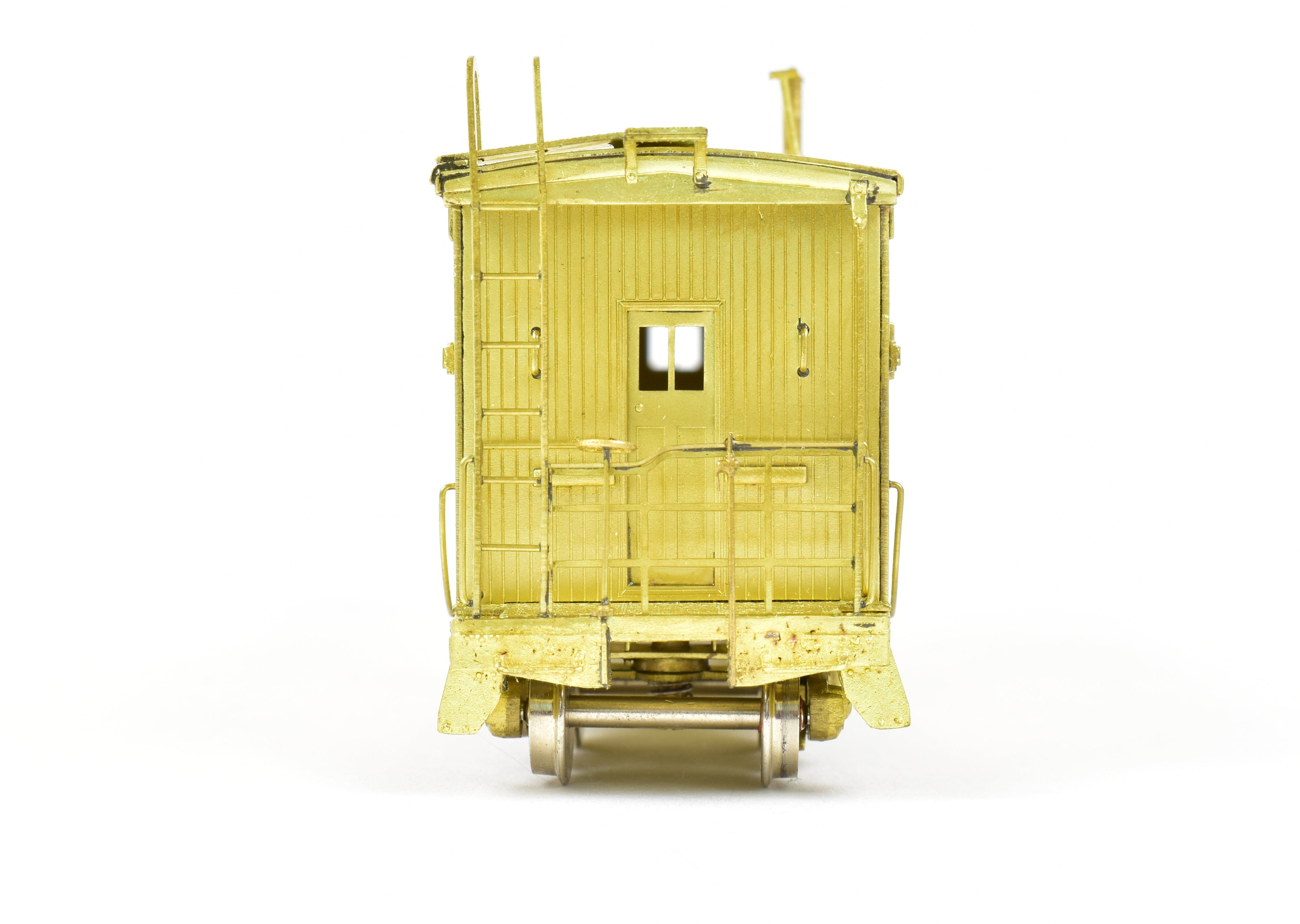 HO Scale Brass Northern Pacific Wood Bay Window Caboose Model #10506 - 10594 by Overland Models, Inc. (OMI)