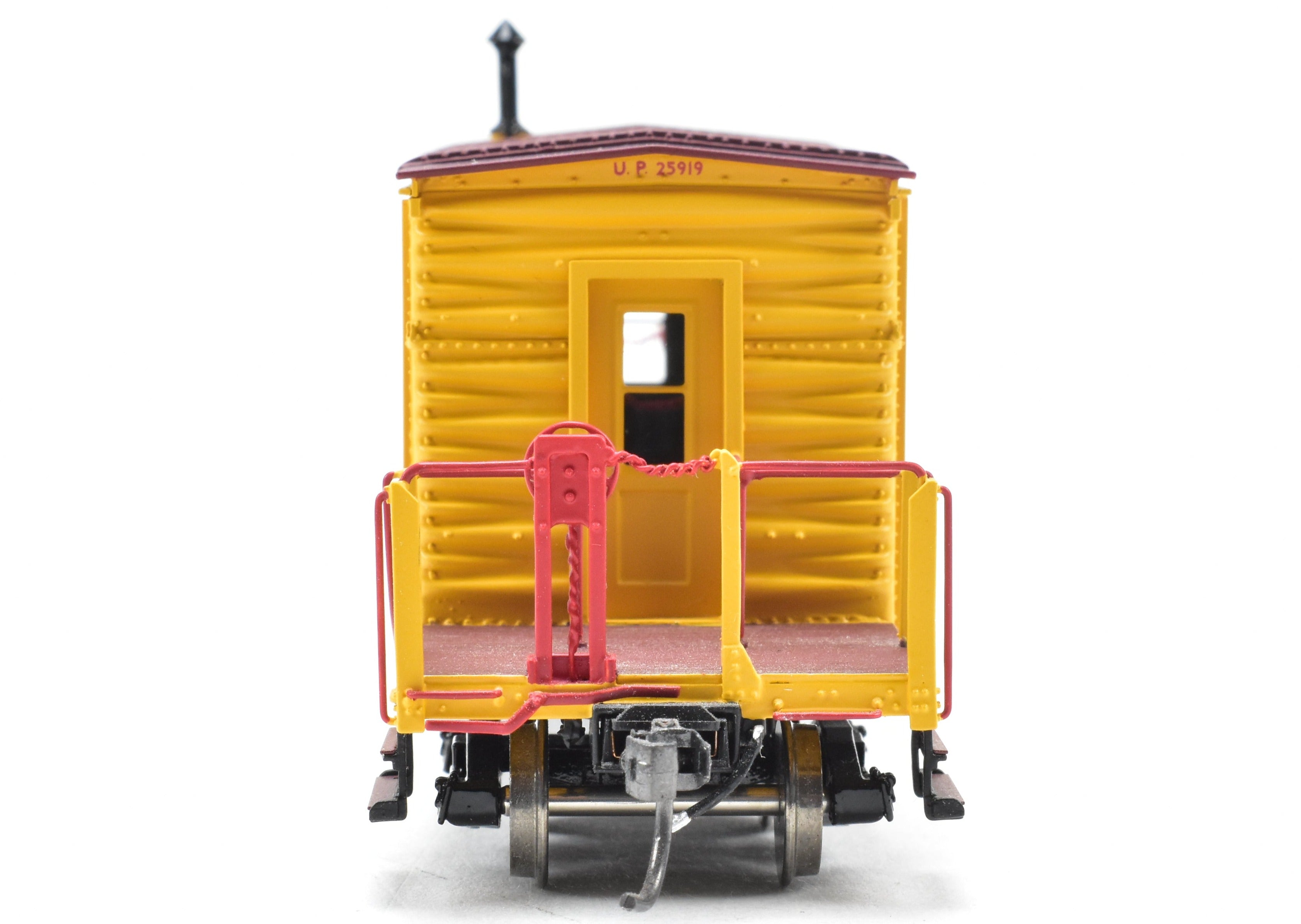 HO Scale Brass Union Pacific Wood Transfer Caboose F/P No. 25919 by OMI